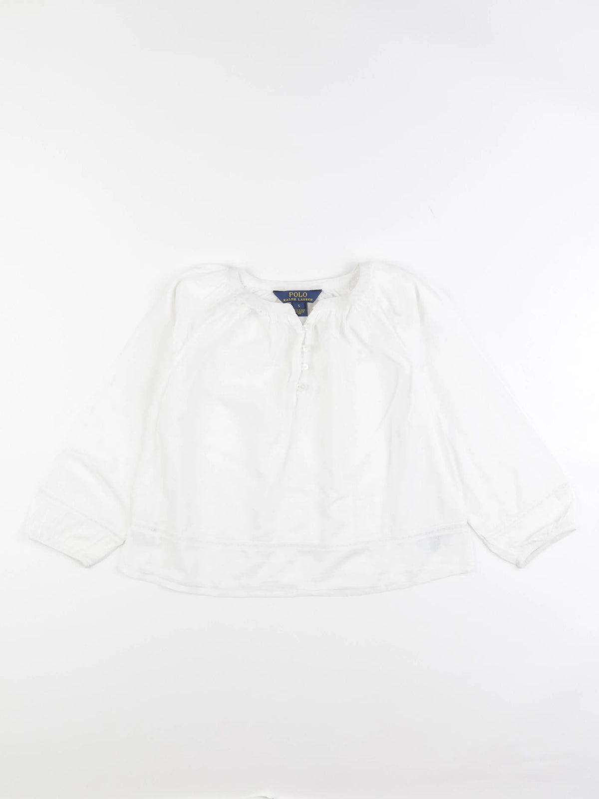 Ralph Lauren - blouse blanc - 5 ans