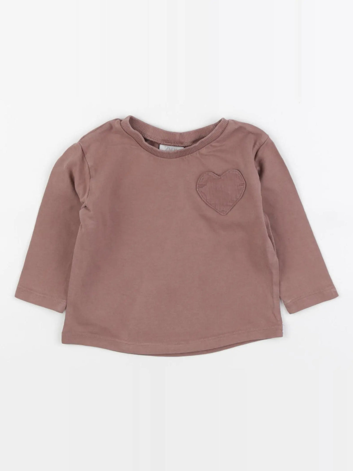 Zara - tee-shirt marron - 3/6 mois