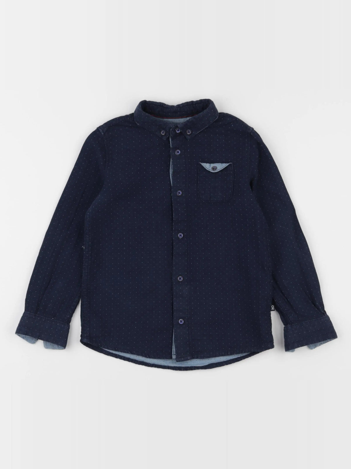 Okaidi - chemise bleu - 5 ans
