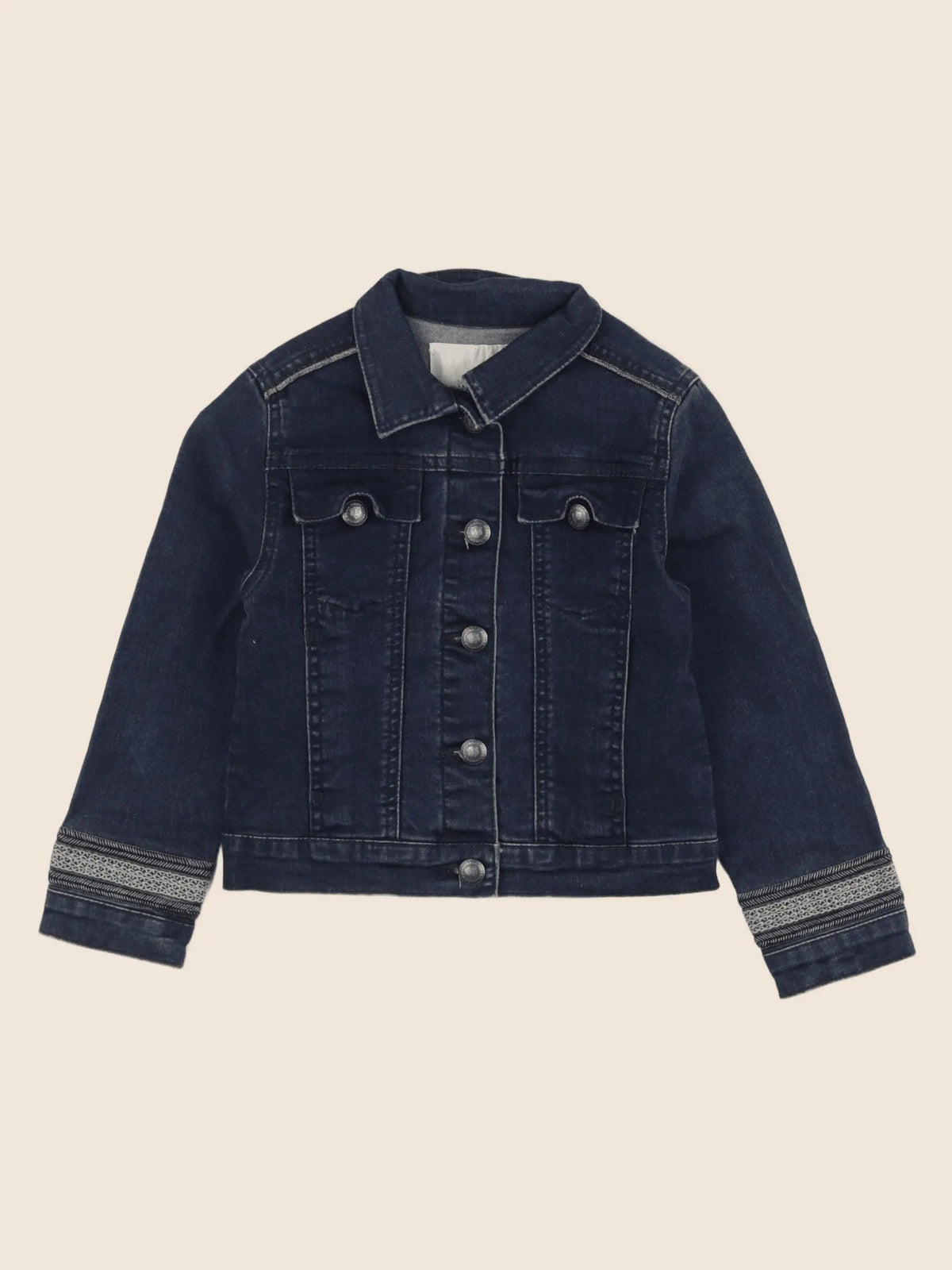 IKKS - veste imprimé au dos bleu - 5 ans