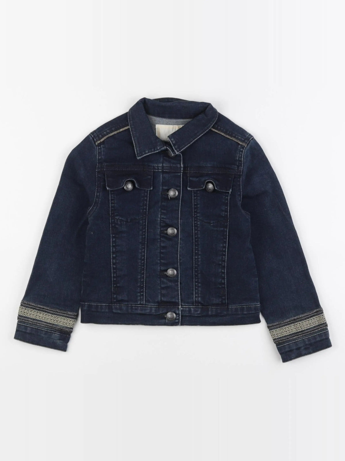 IKKS - veste imprimé au dos bleu - 5 ans
