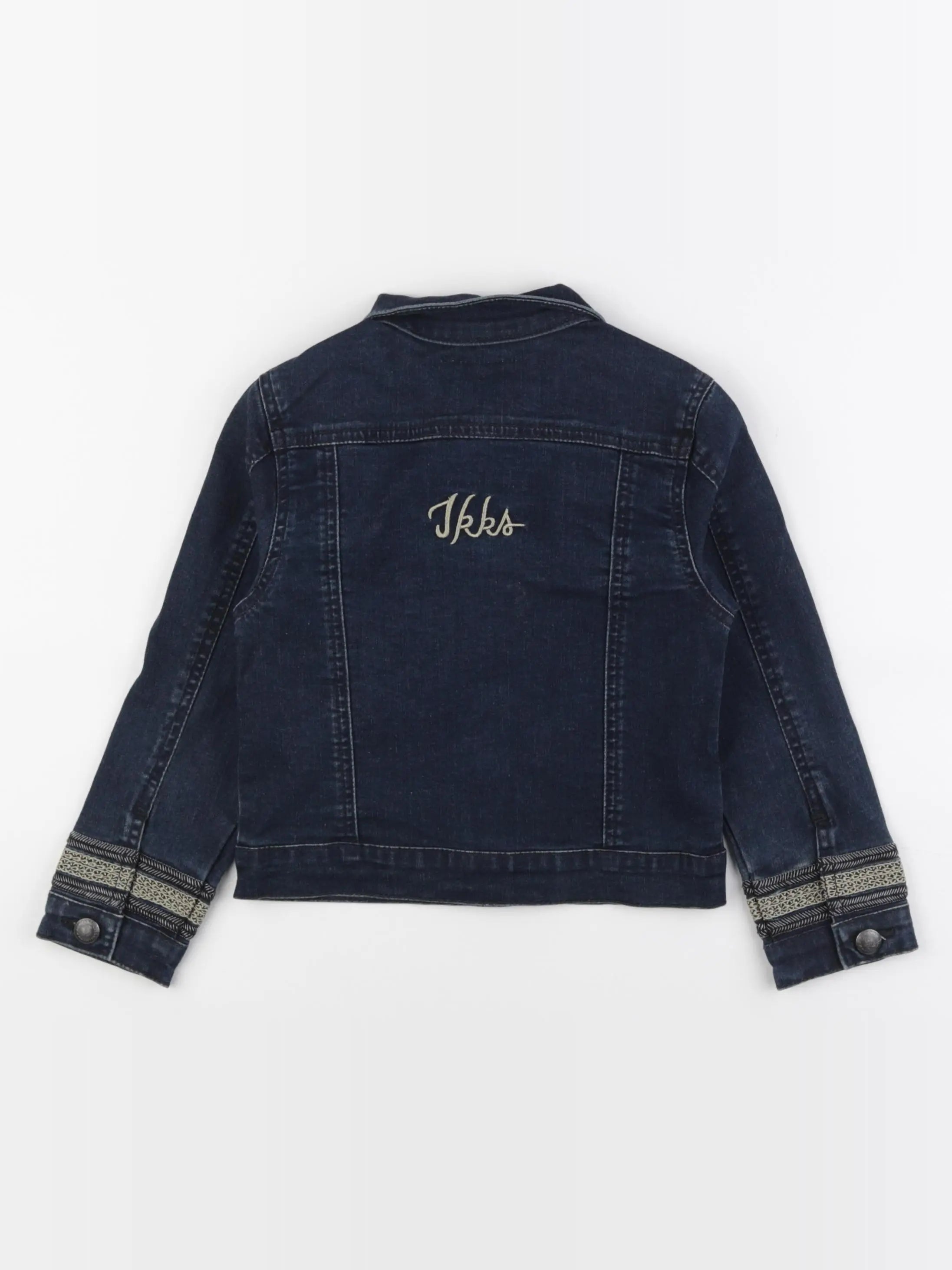 IKKS - veste imprimé au dos bleu - 5 ans