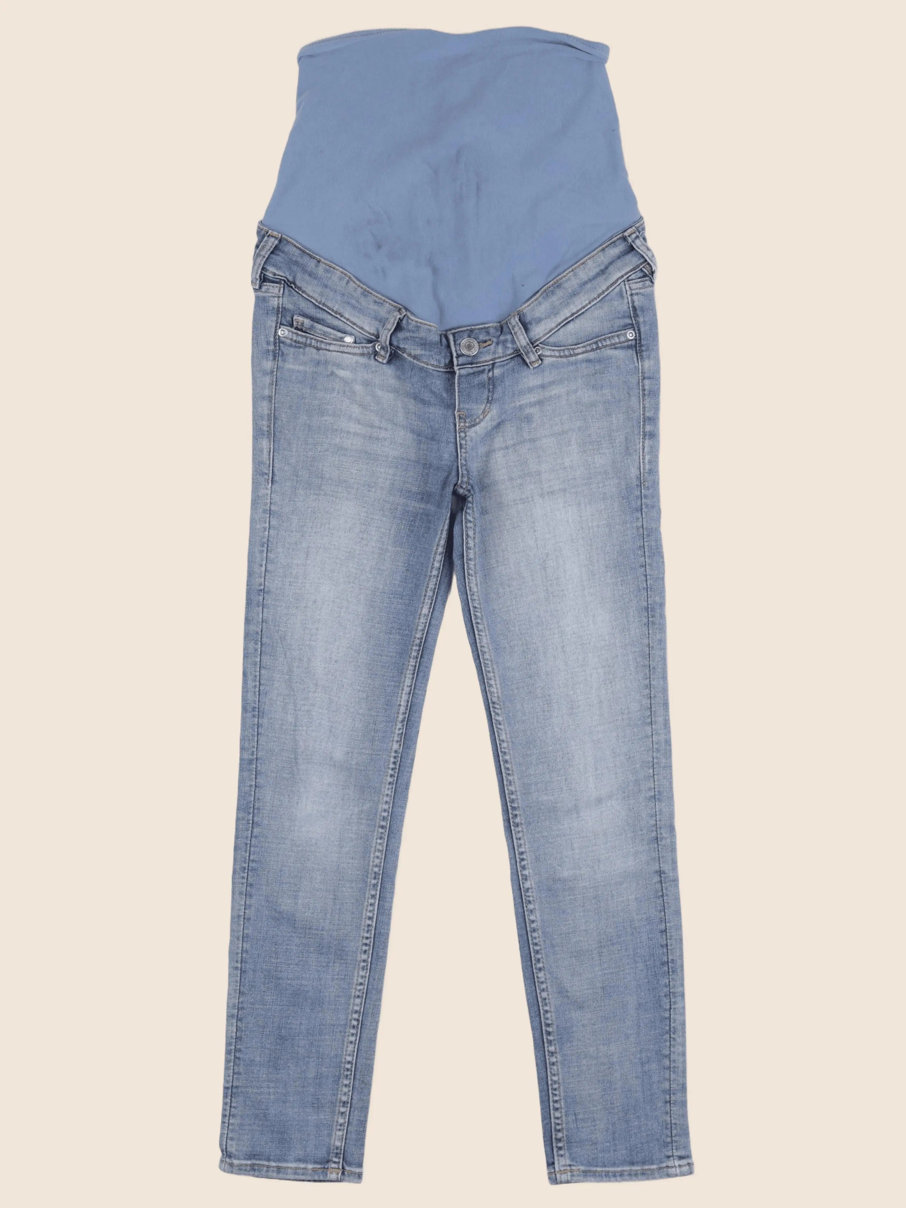 H&M - jean grossesse bleu - 34