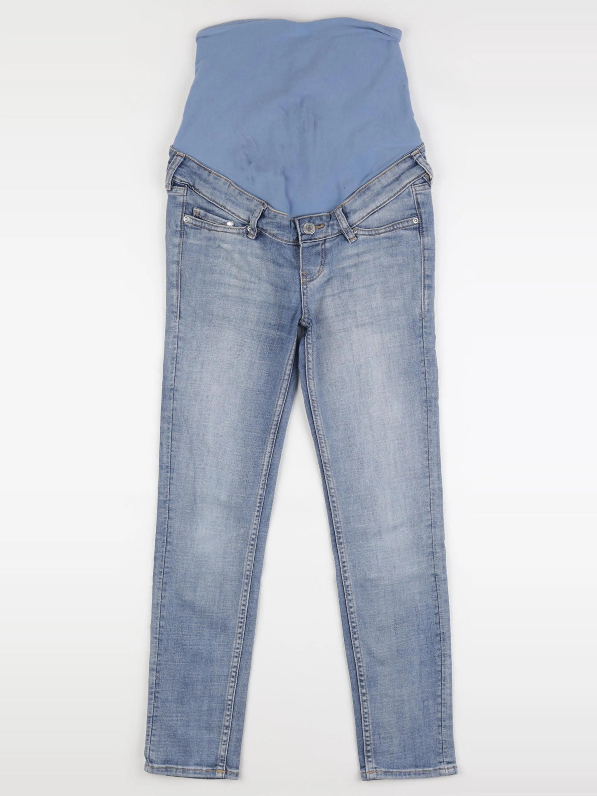 H&M - jean grossesse bleu - 34