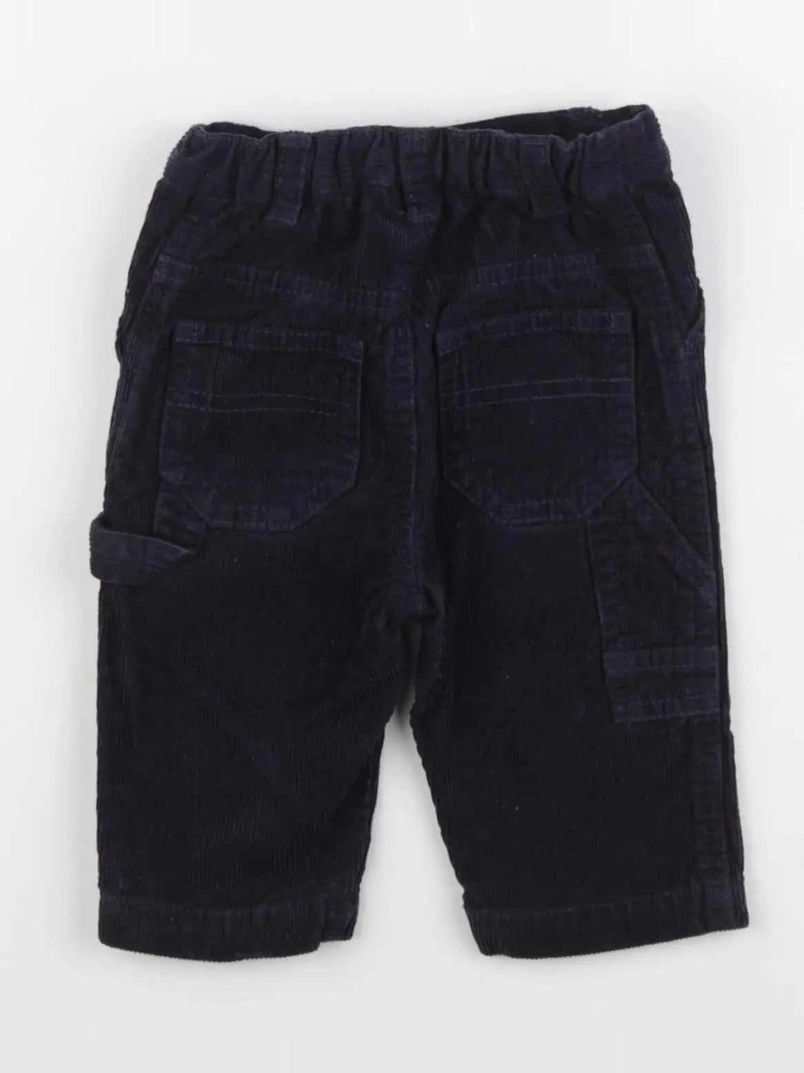 Petit Bateau - pantalon bleu - 3 mois