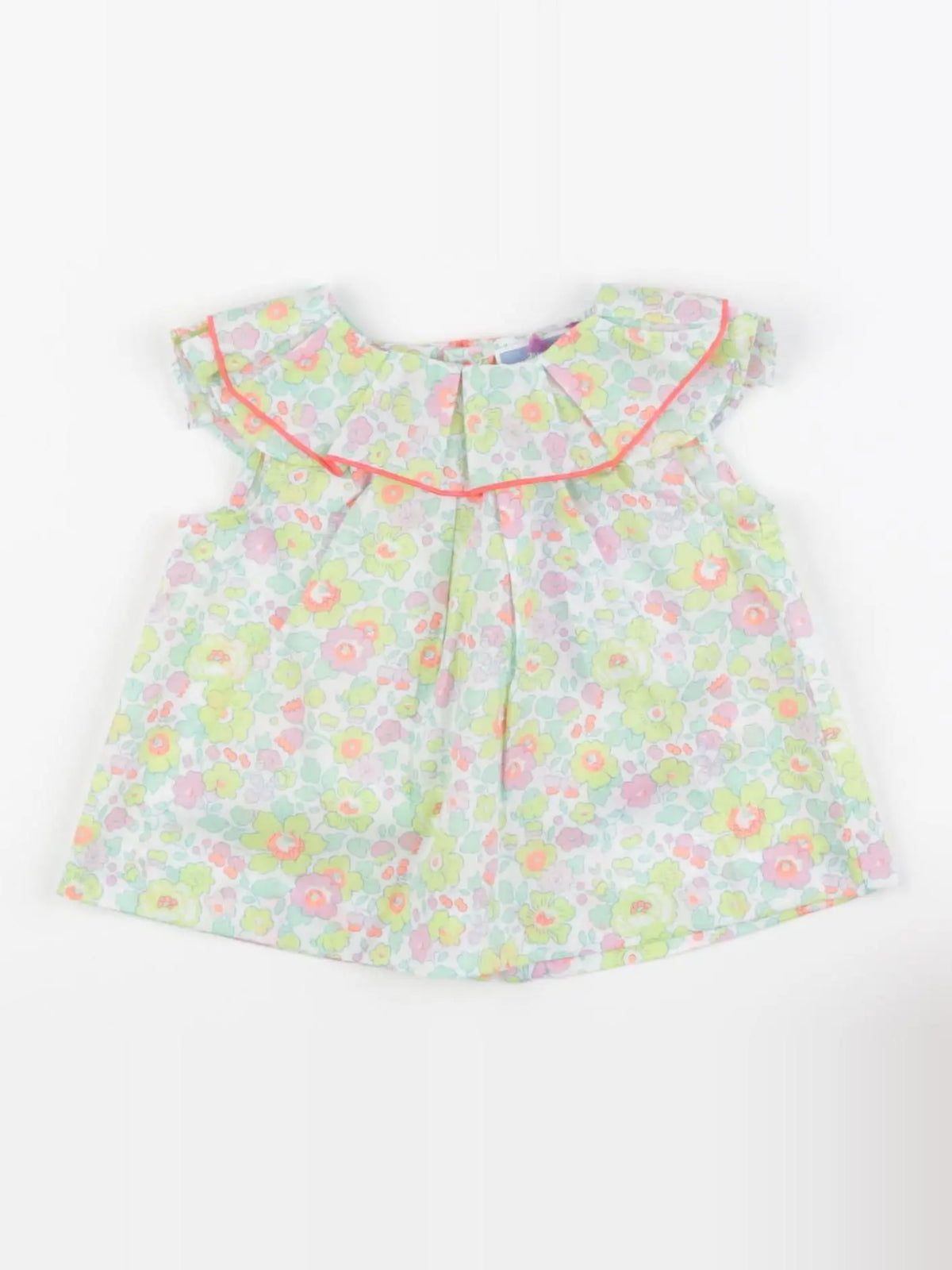Jacadi - blouse liberty multicolore - 6 mois