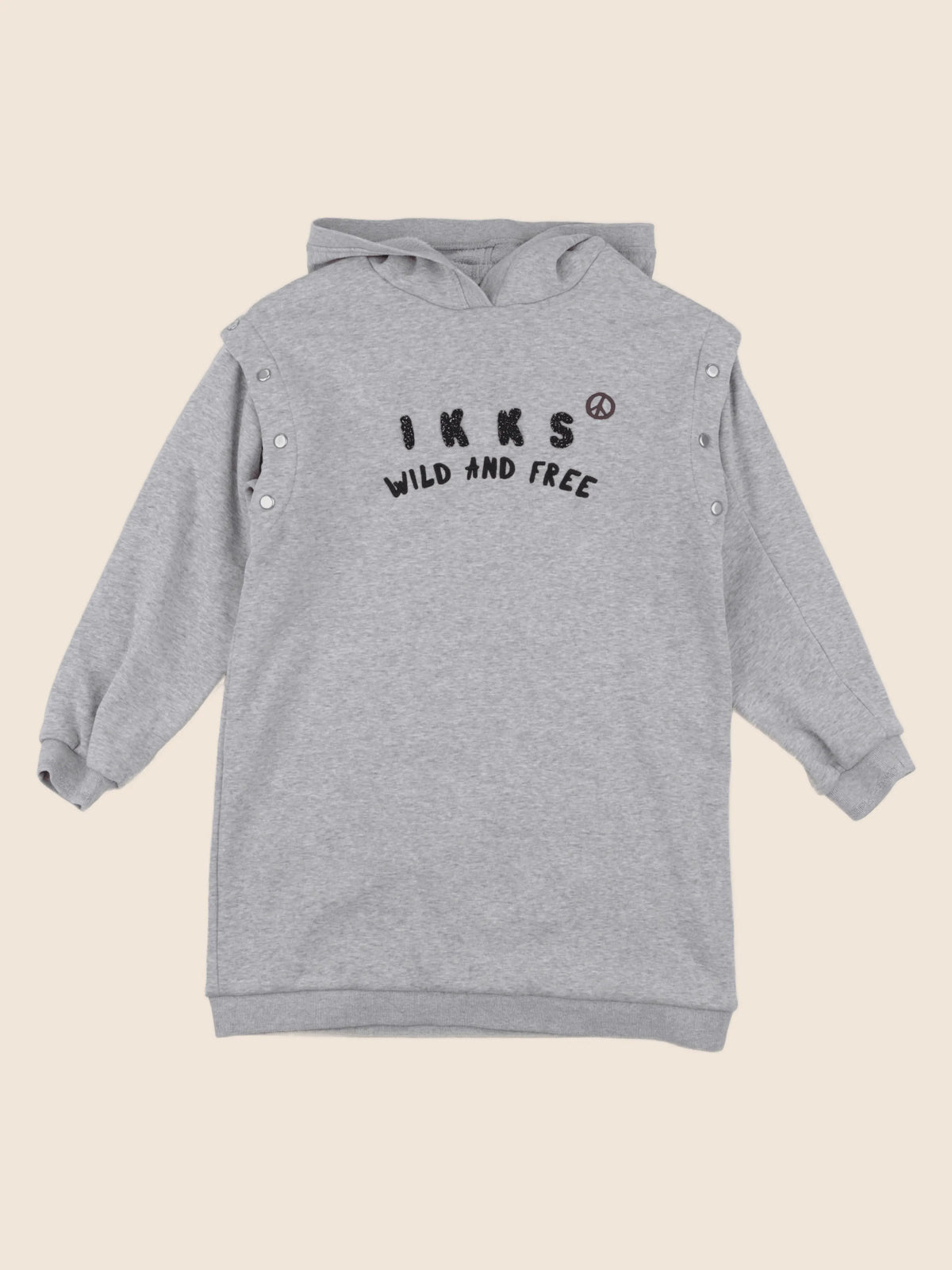 IKKS - robe gris - 10 ans