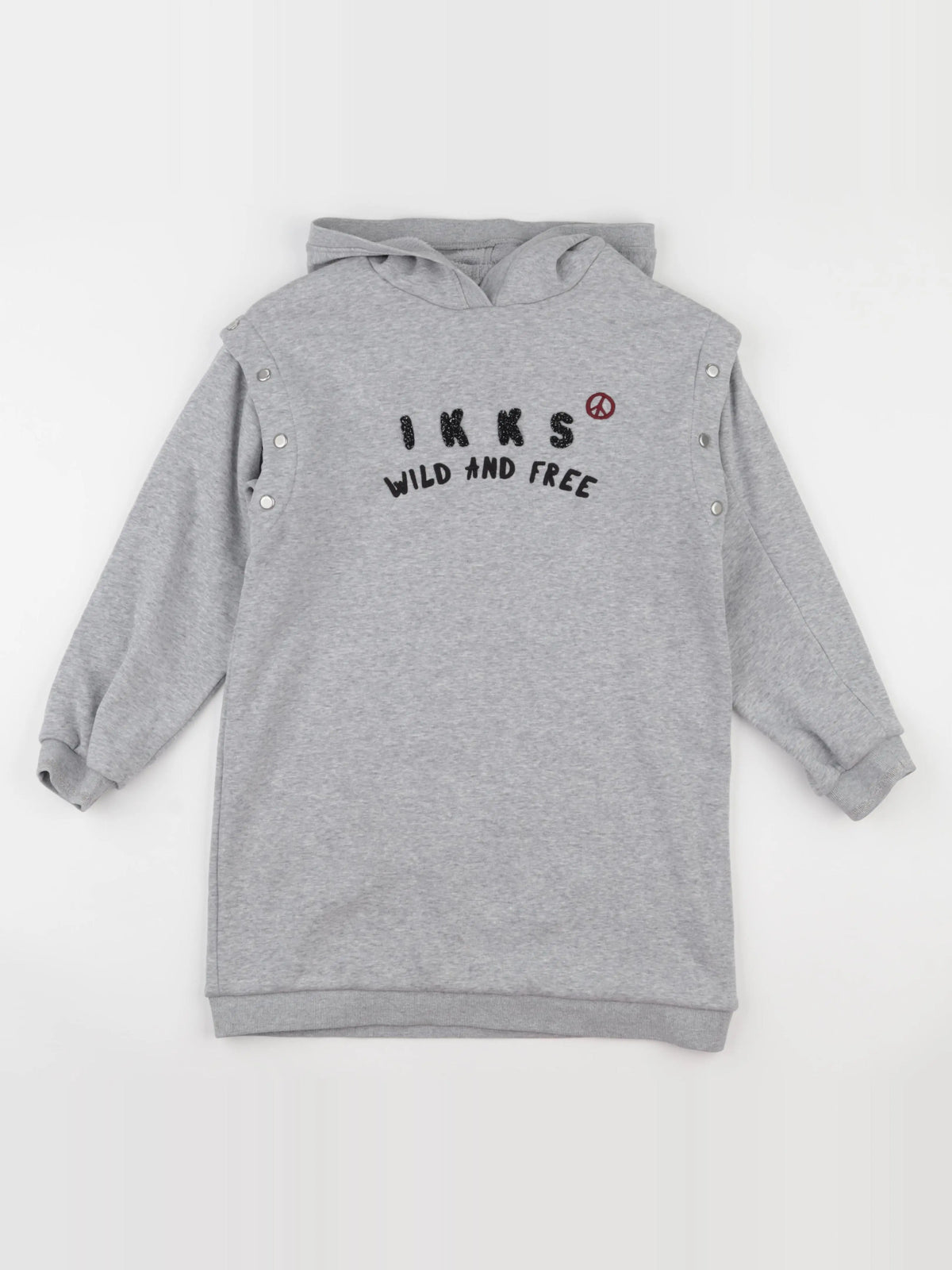 IKKS - robe gris - 10 ans