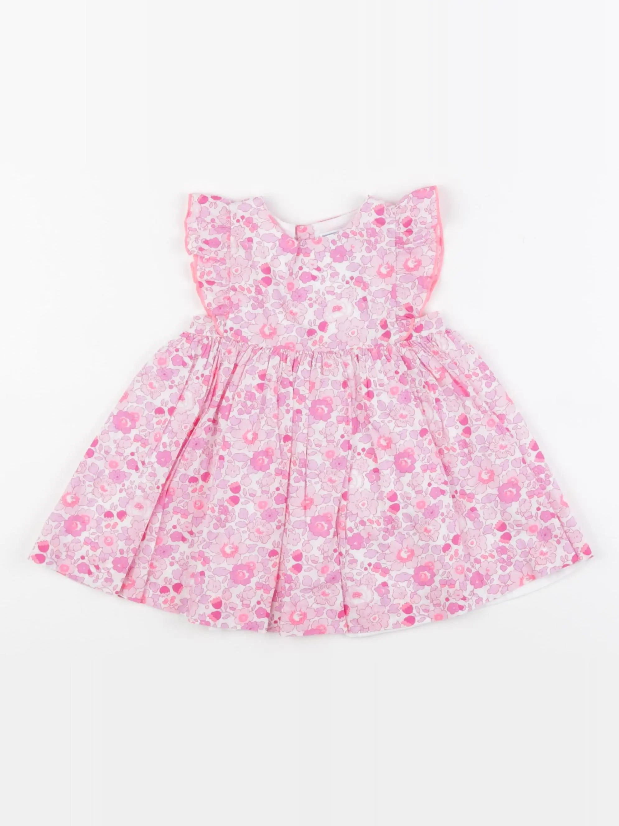 Jacadi - robe liberty rose - 12 mois