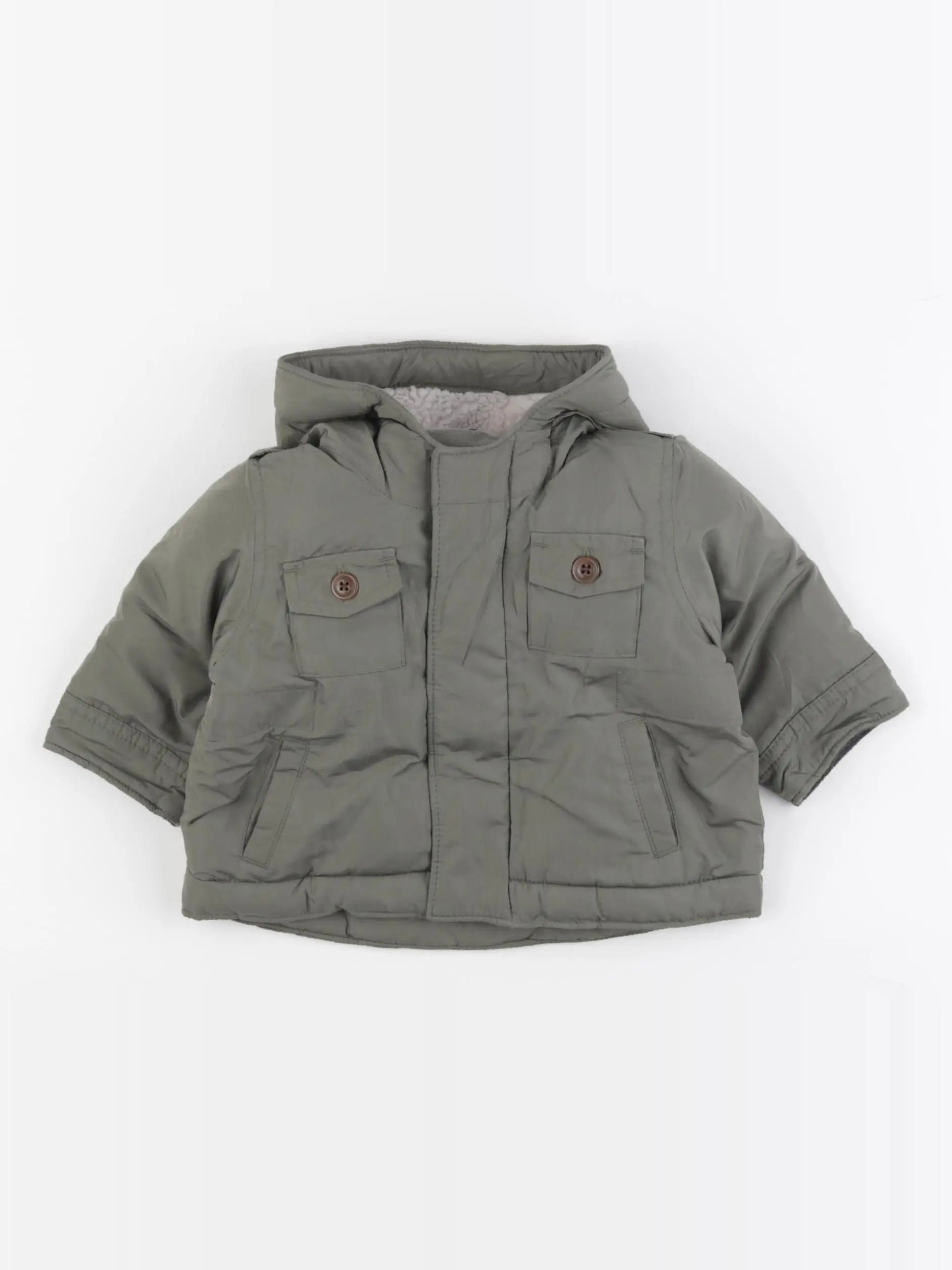 GAP - parka vert - 0/6 mois