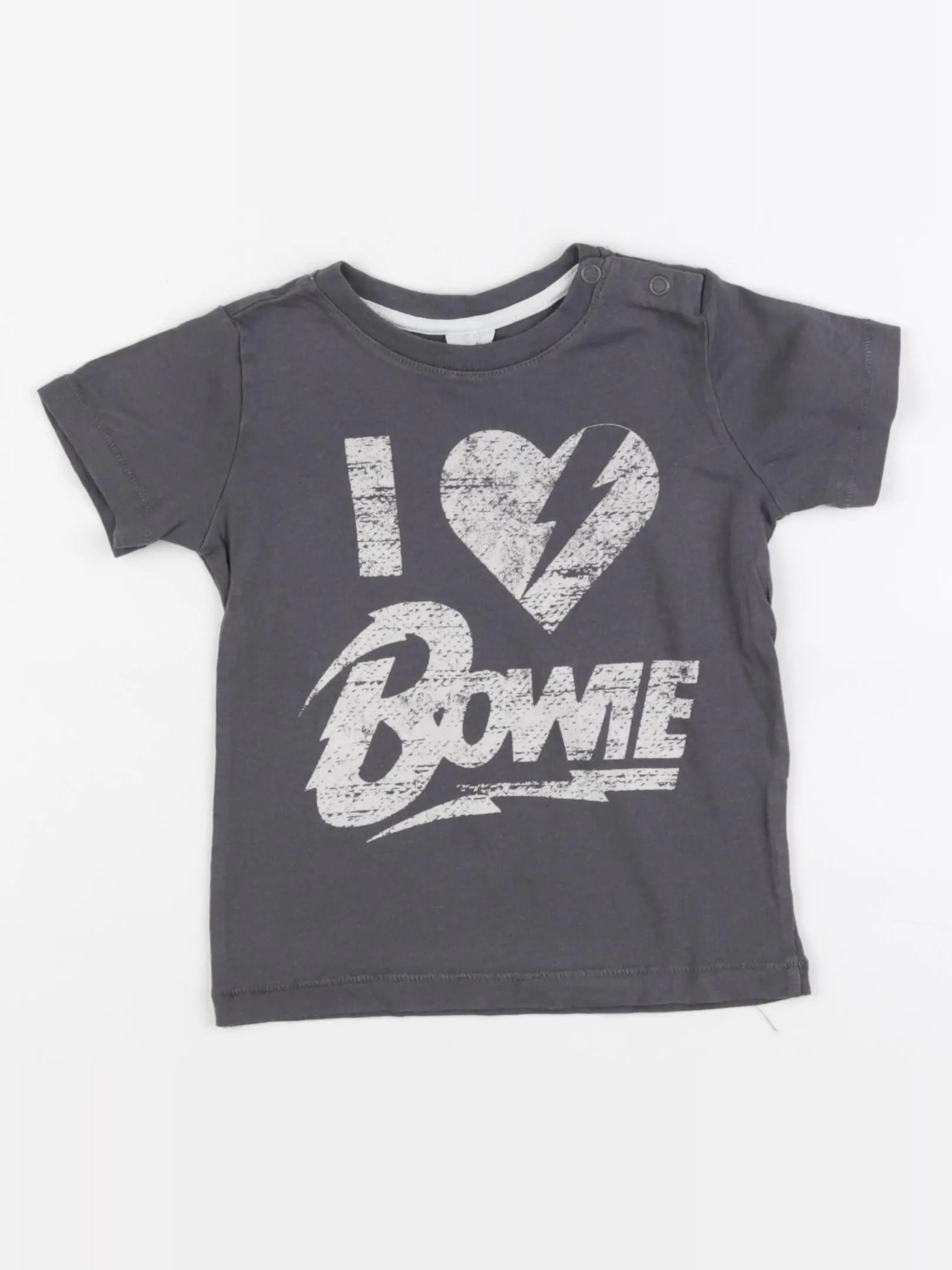 H&M - tee-shirt gris - 6/9 mois