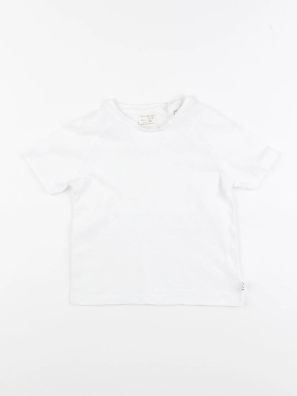 Zara - tee-shirt blanc - 12/18 mois