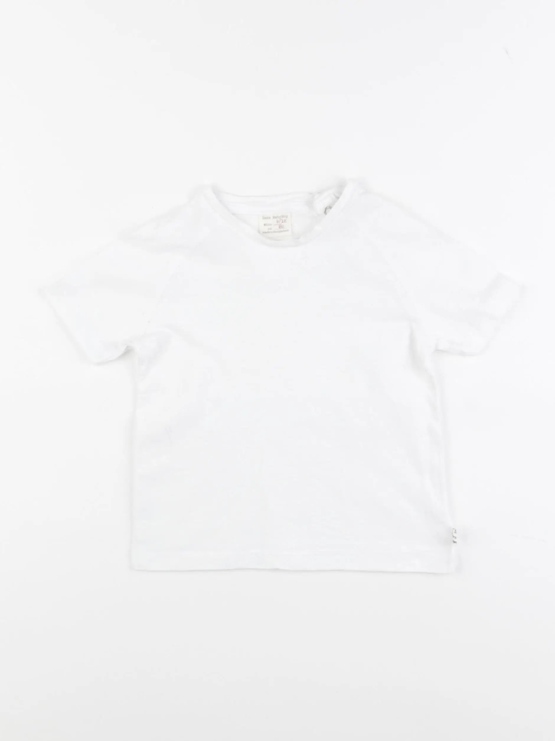 Zara - tee-shirt blanc - 12/18 mois