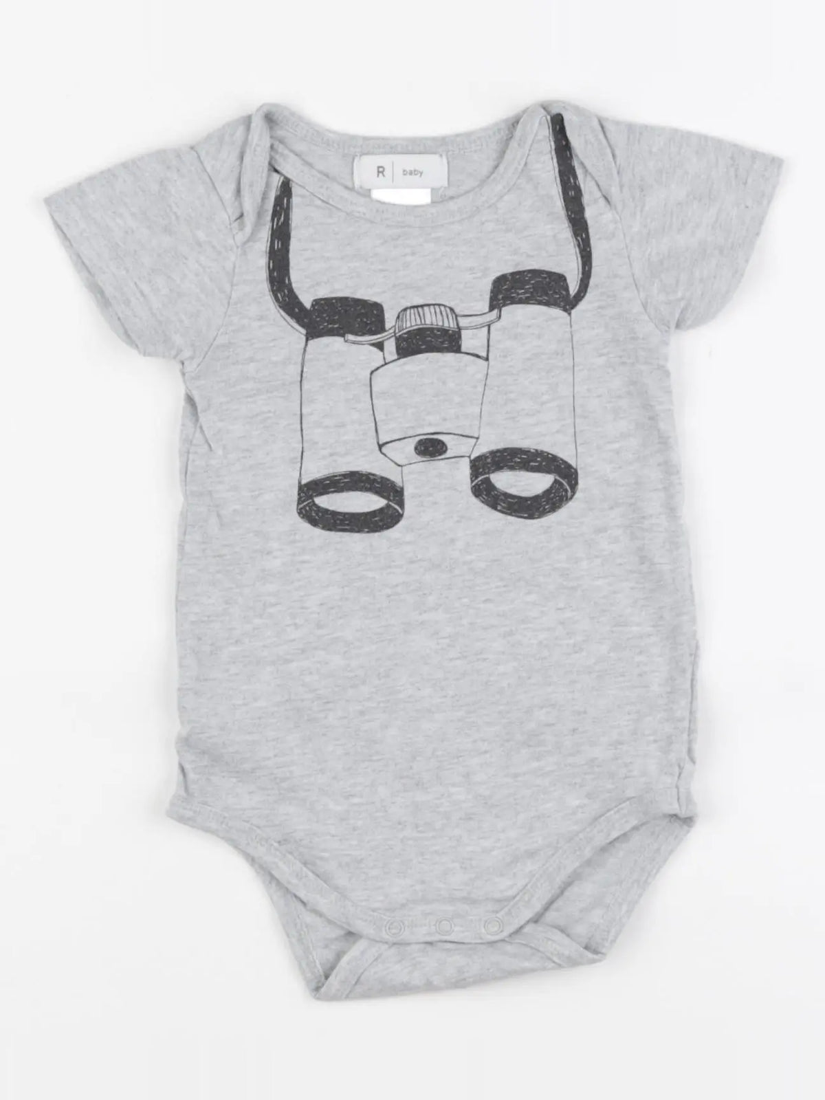 La Redoute - body gris - 9 mois