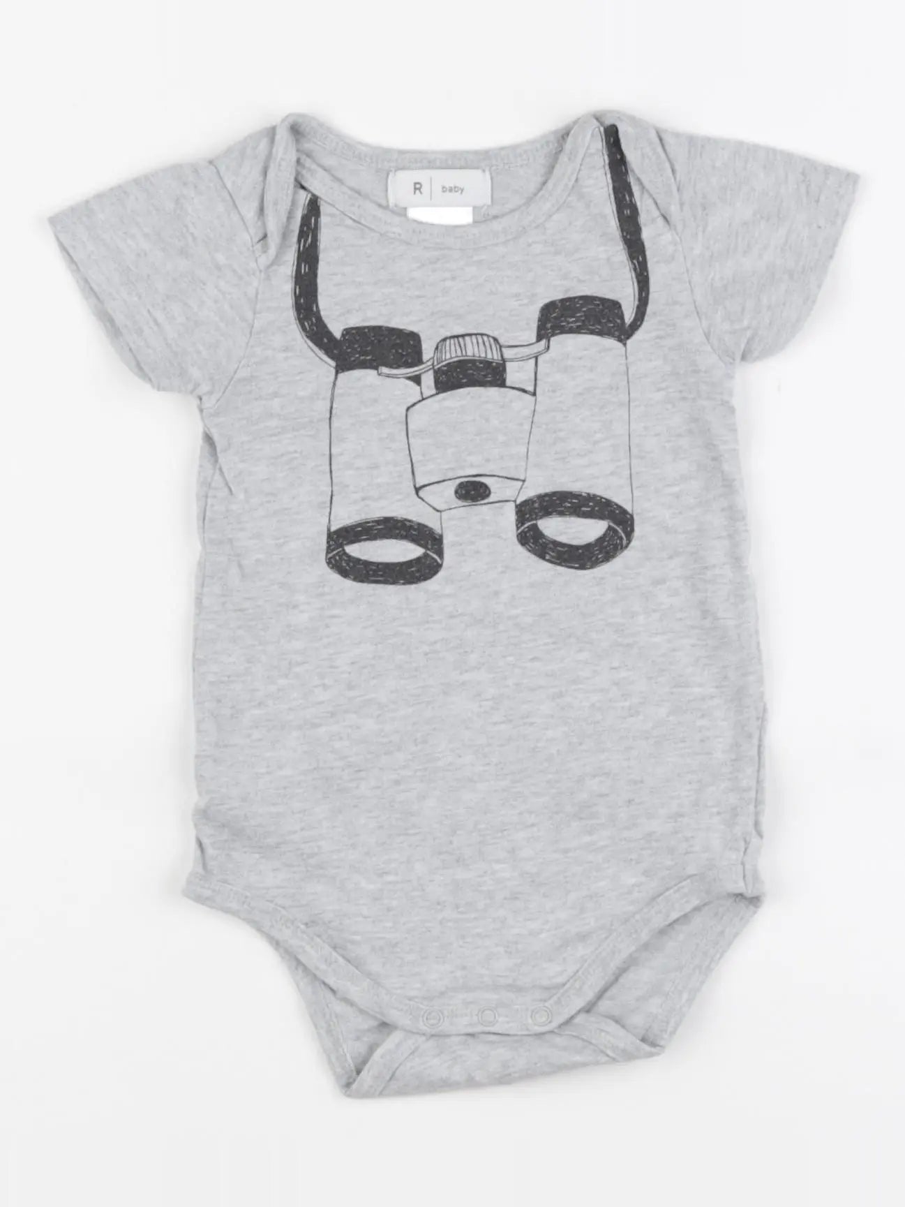 La Redoute - body gris - 9 mois