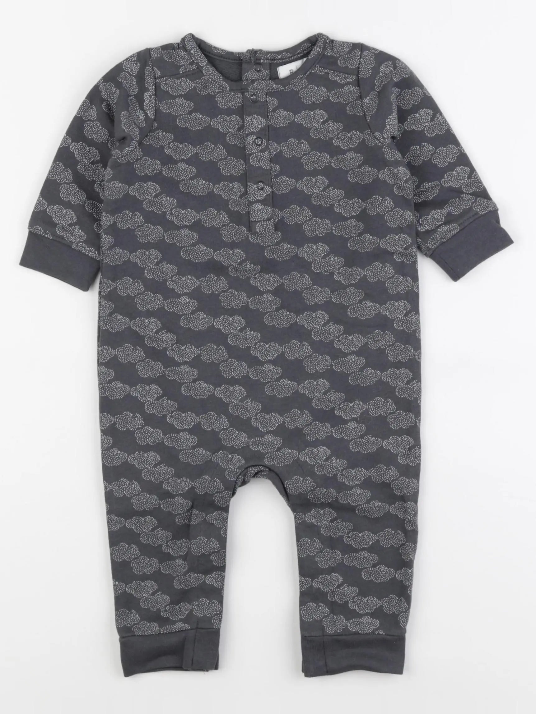 La Redoute - pyjama coton gris - 9 mois