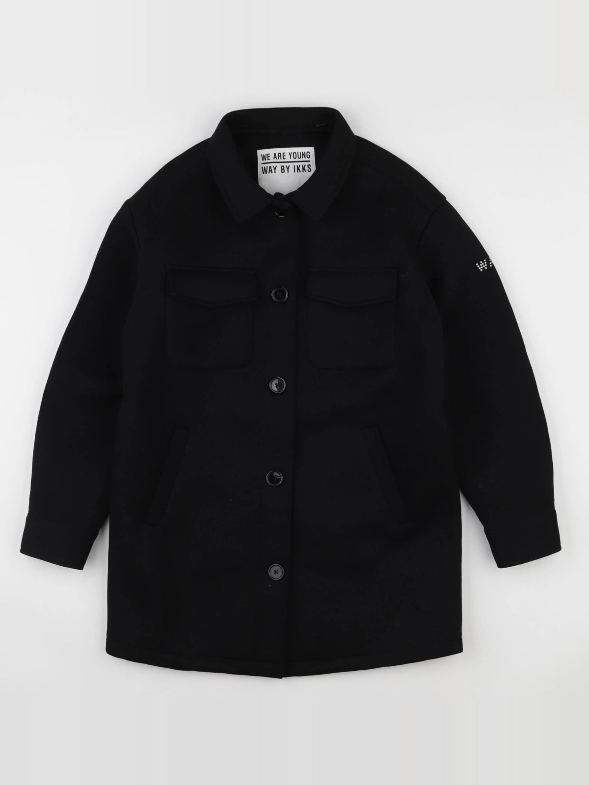 IKKS - manteau noir - 12 ans