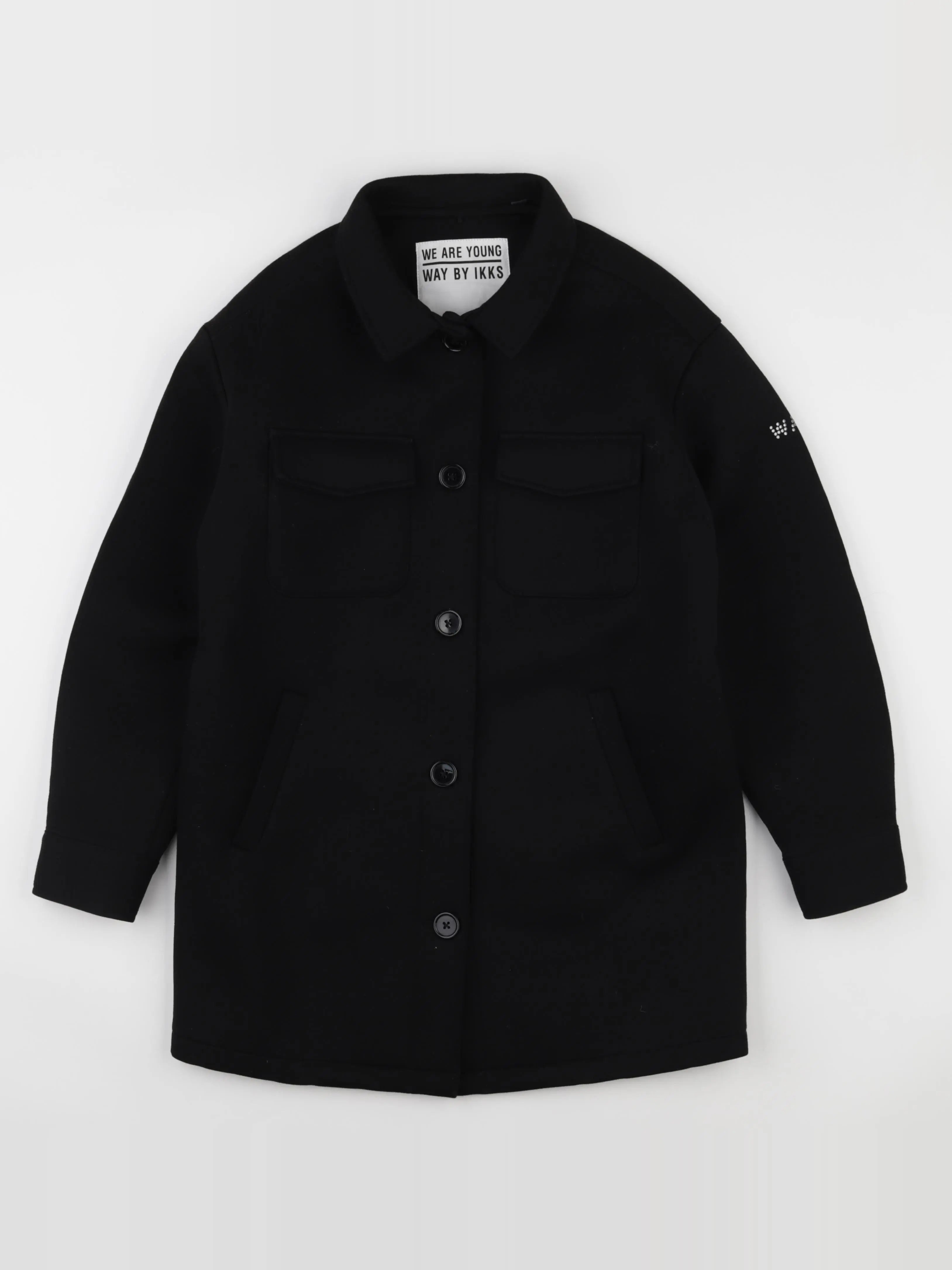 IKKS - manteau noir - 12 ans