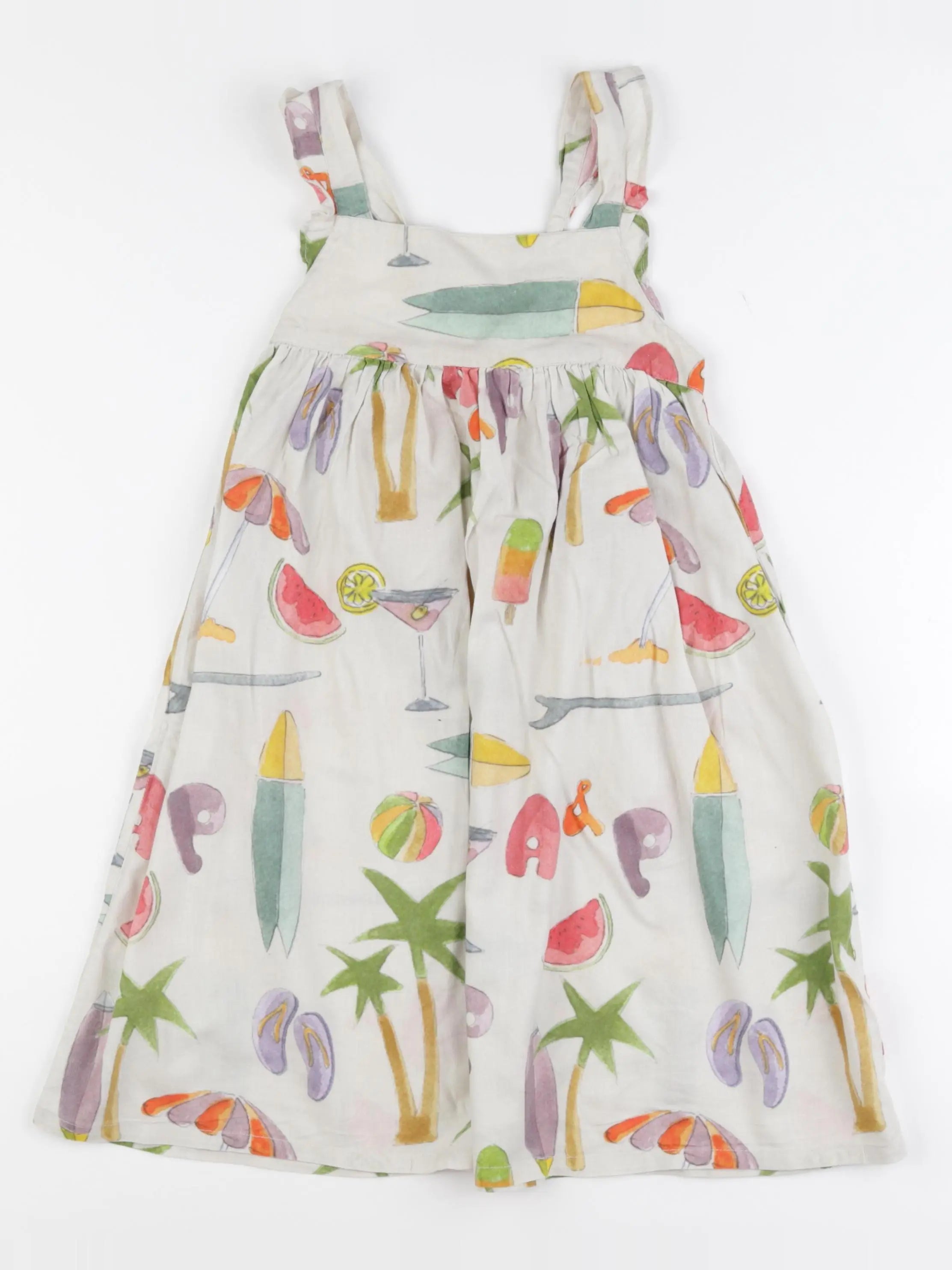 Arsène et les pipelettes - robe multicolore - 8 ans