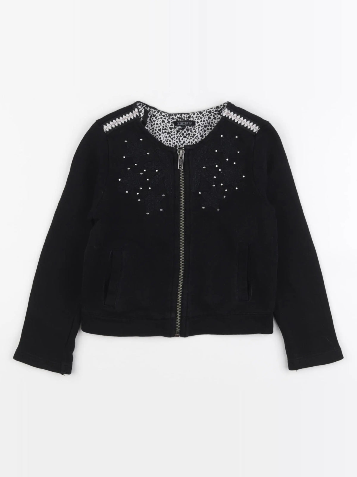 IKKS - sweat noir - 4 ans
