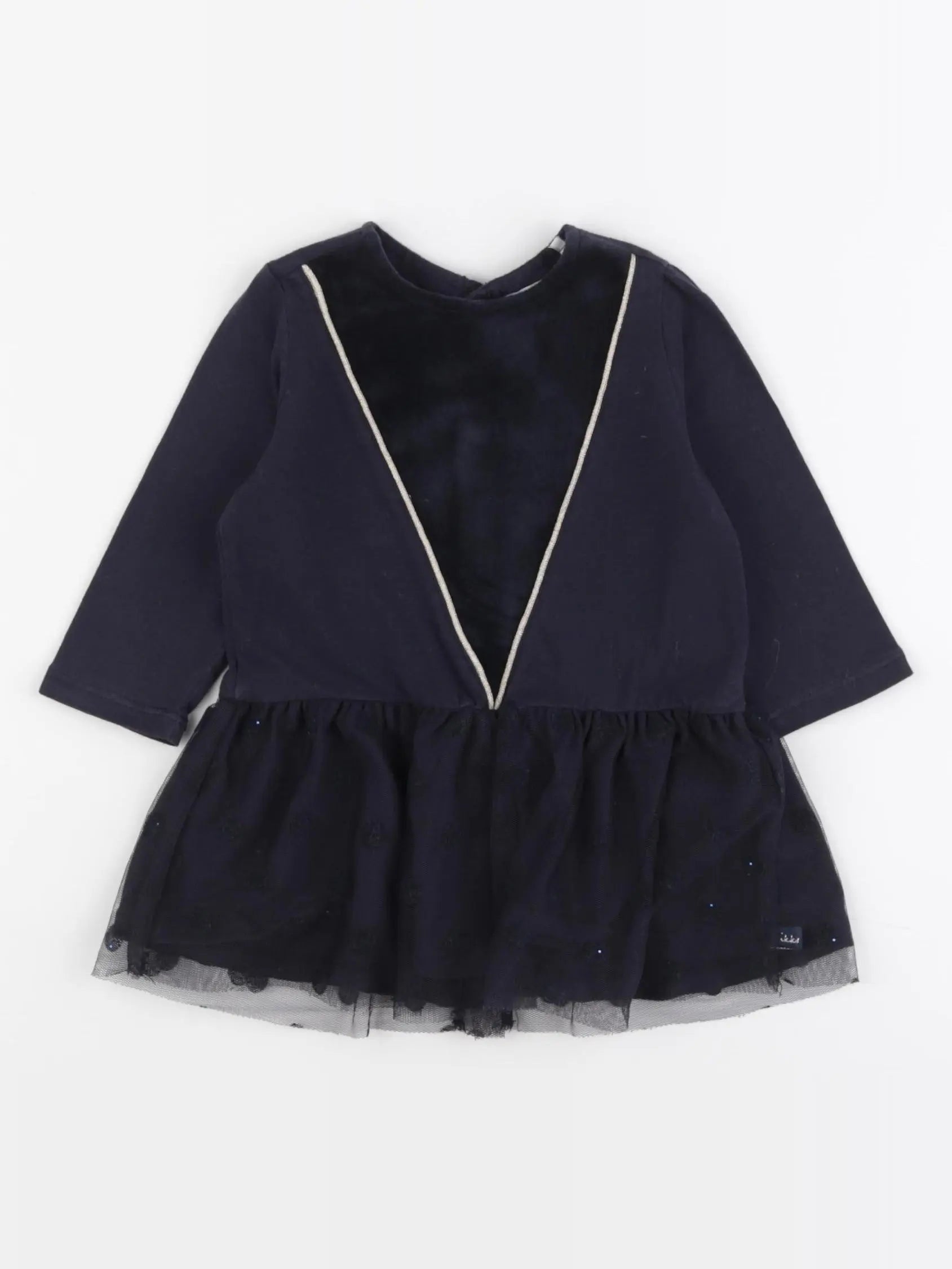 IKKS - robe bleu - 6 mois