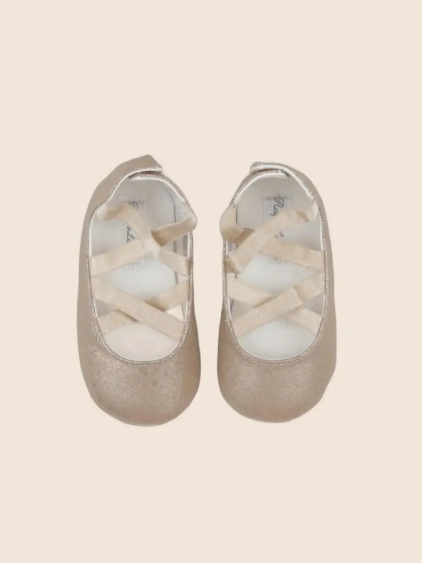 Ralph Lauren - chaussons bronze - pointure 19