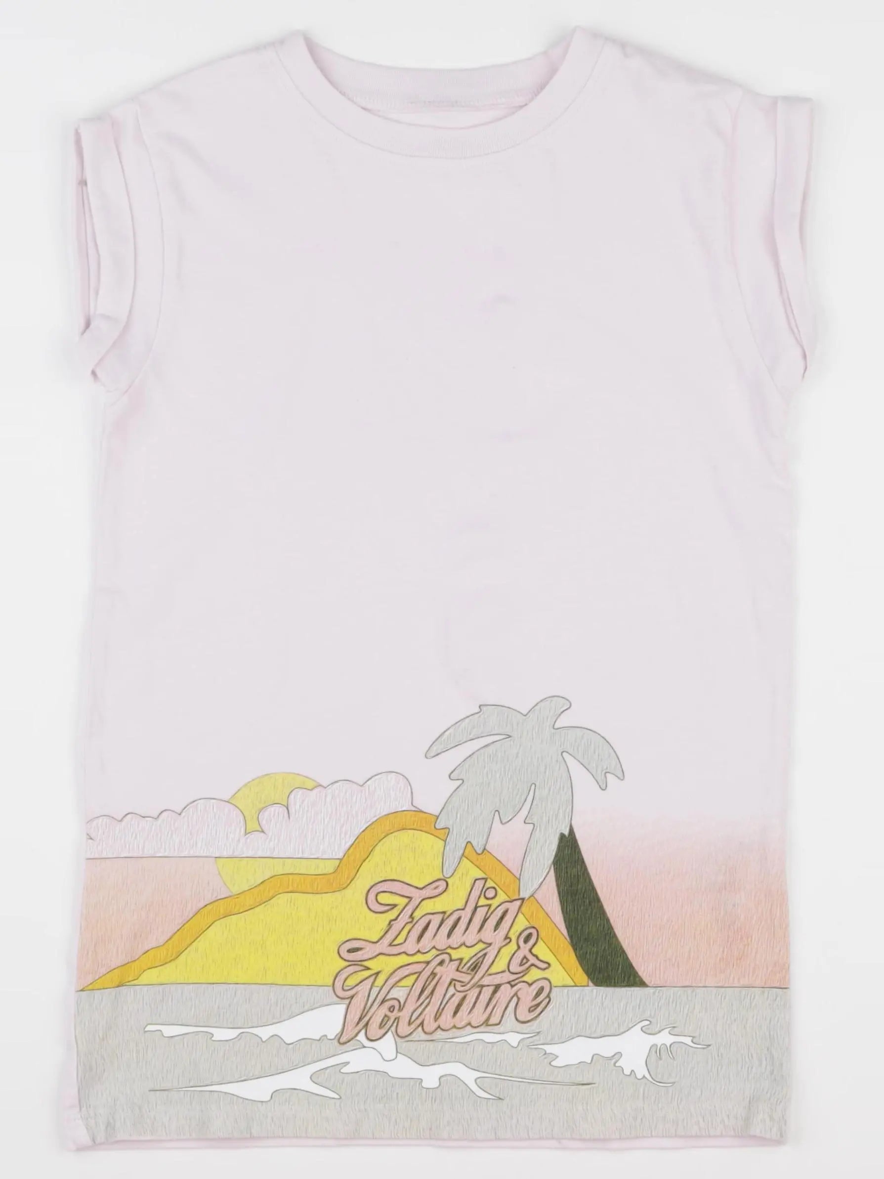 Zadig & Voltaire - robe rose - 6 ans