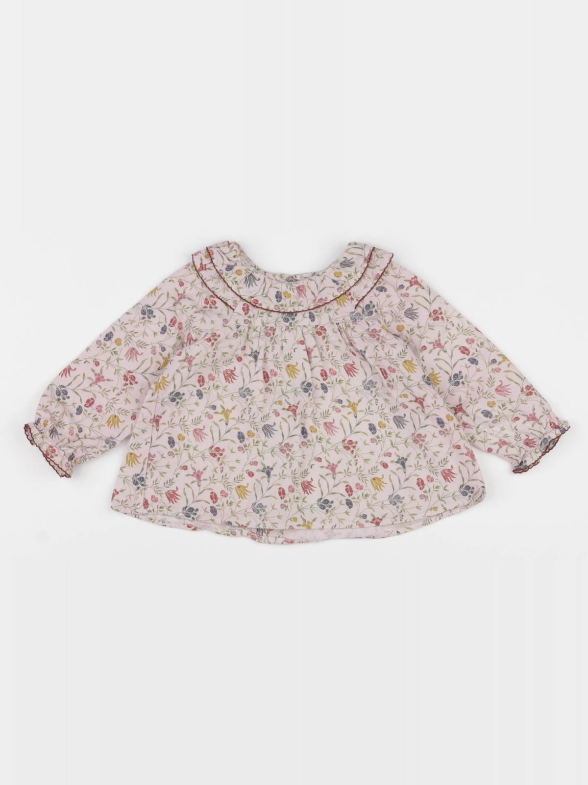 Tartine & Chocolat - blouse rose - 1 an