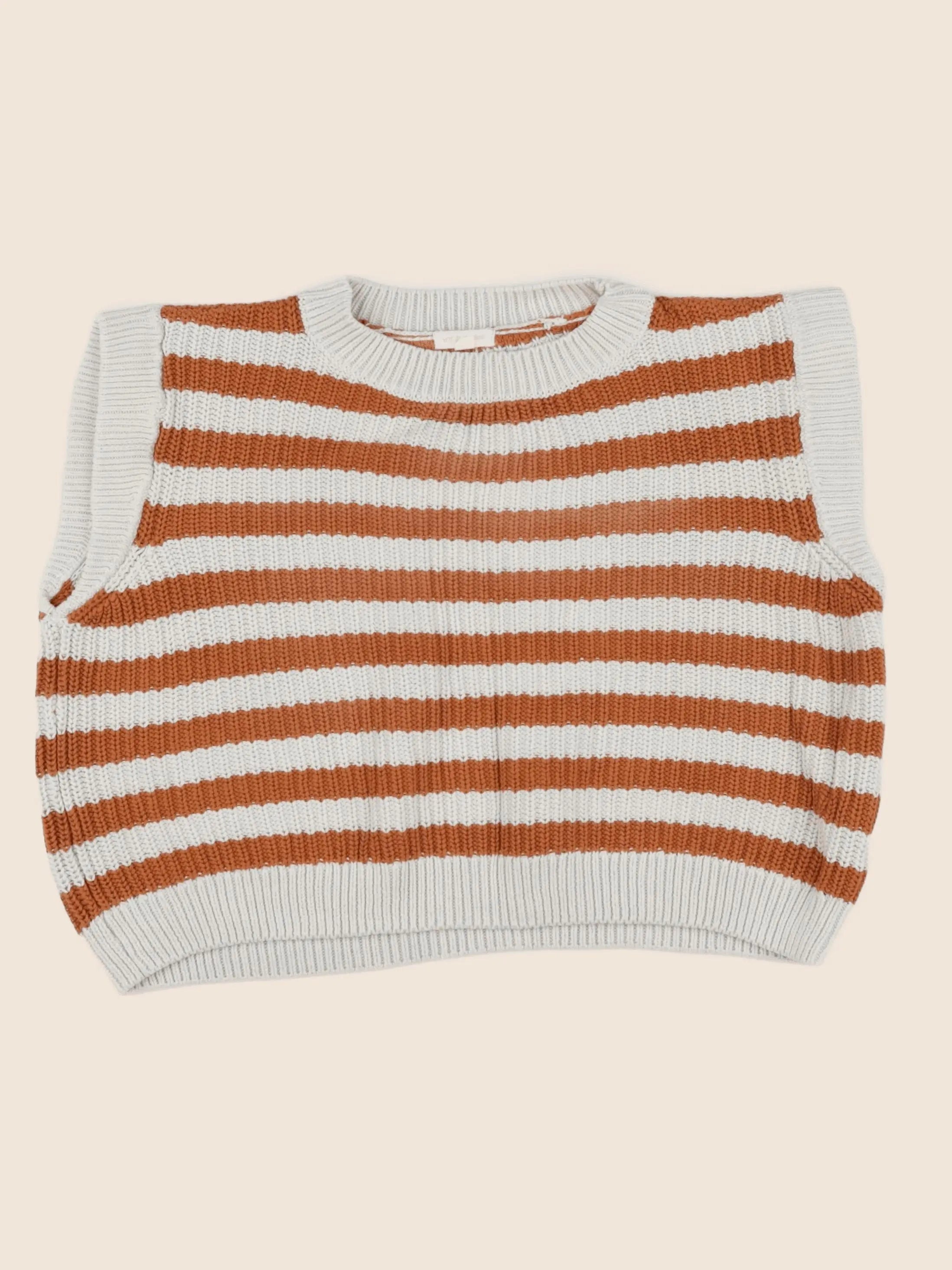 Vertbaudet - pull marron - 10 ans