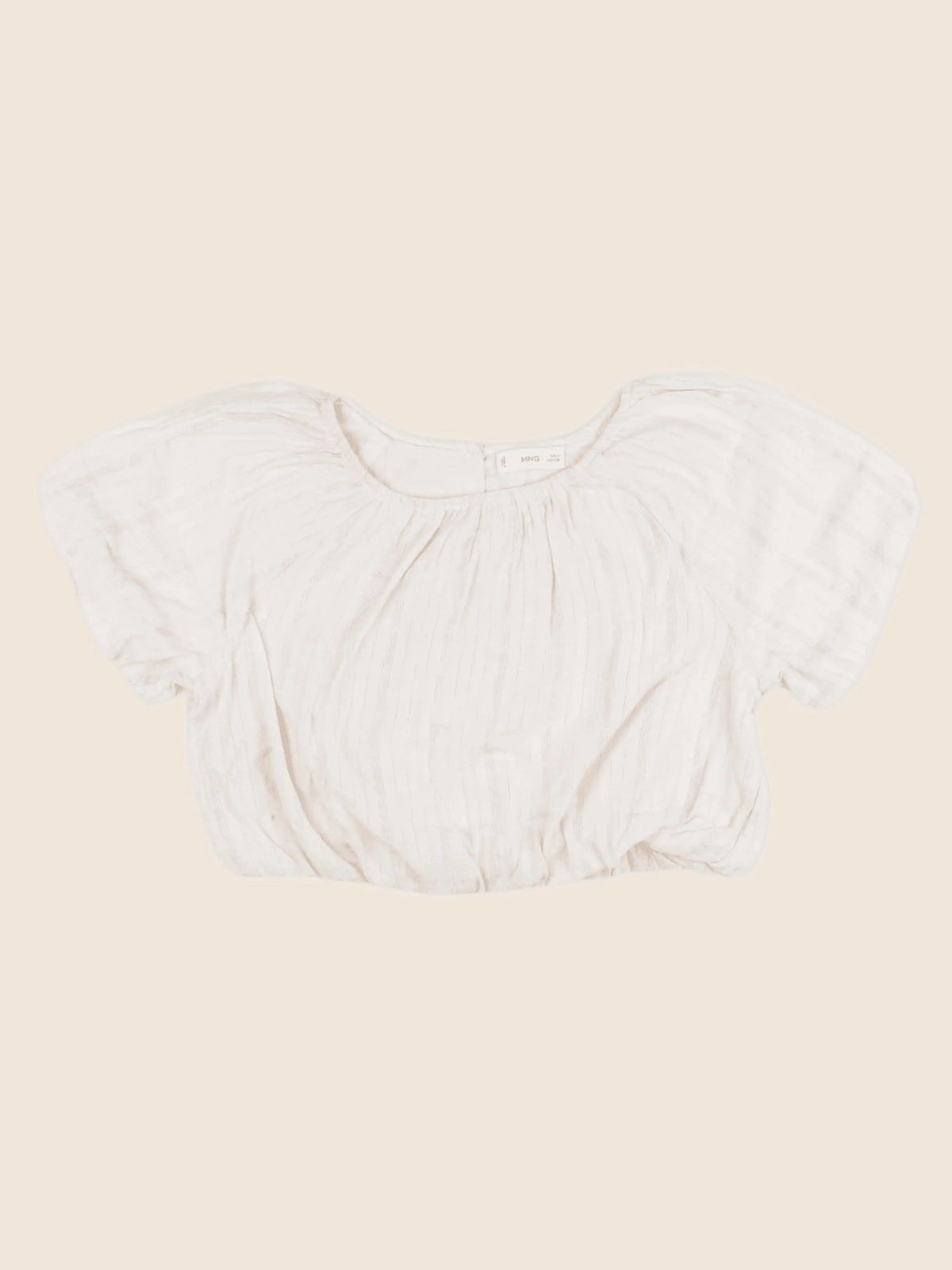 Mango - blouse beige, or - 10 ans