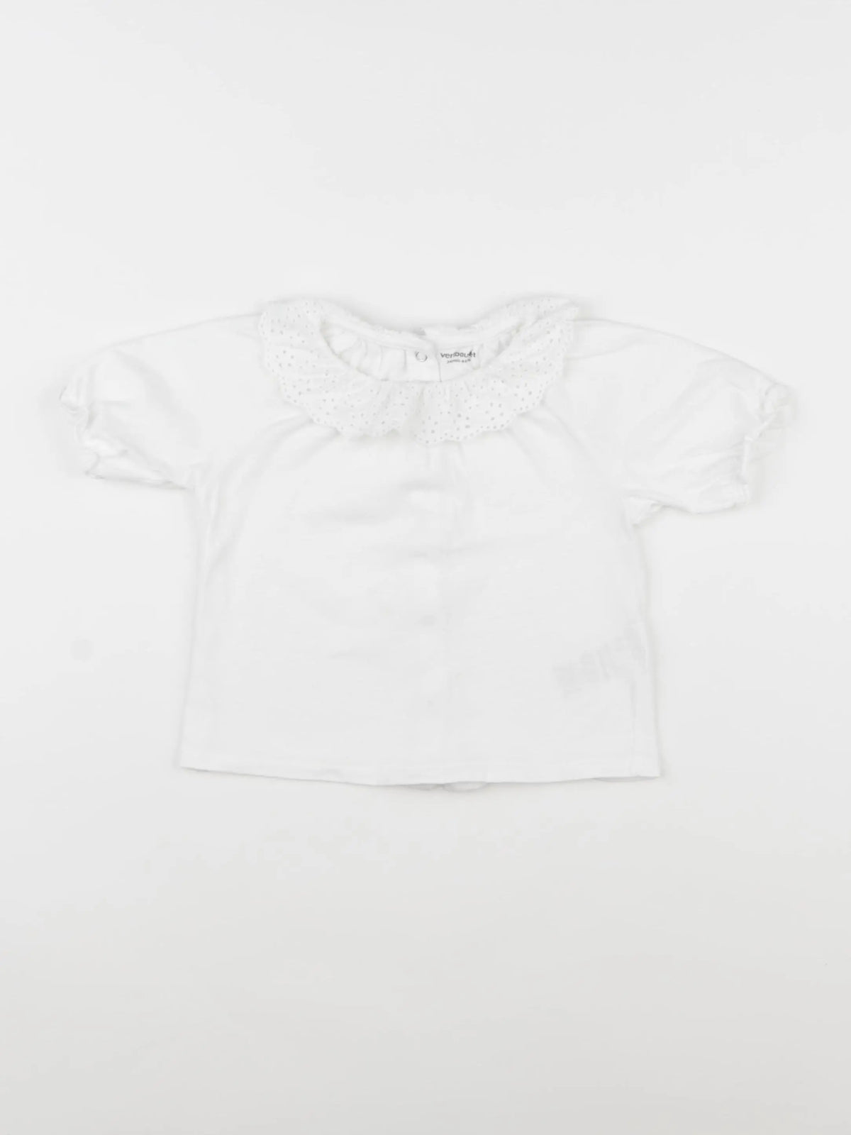 Vertbaudet - tee-shirt blanc - 24 mois
