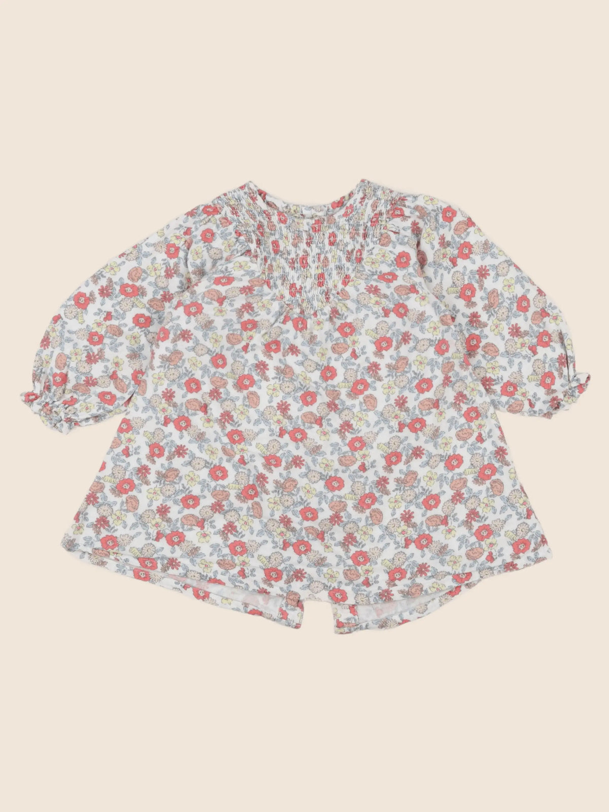 Vertbaudet - robe multicolore - 24 mois