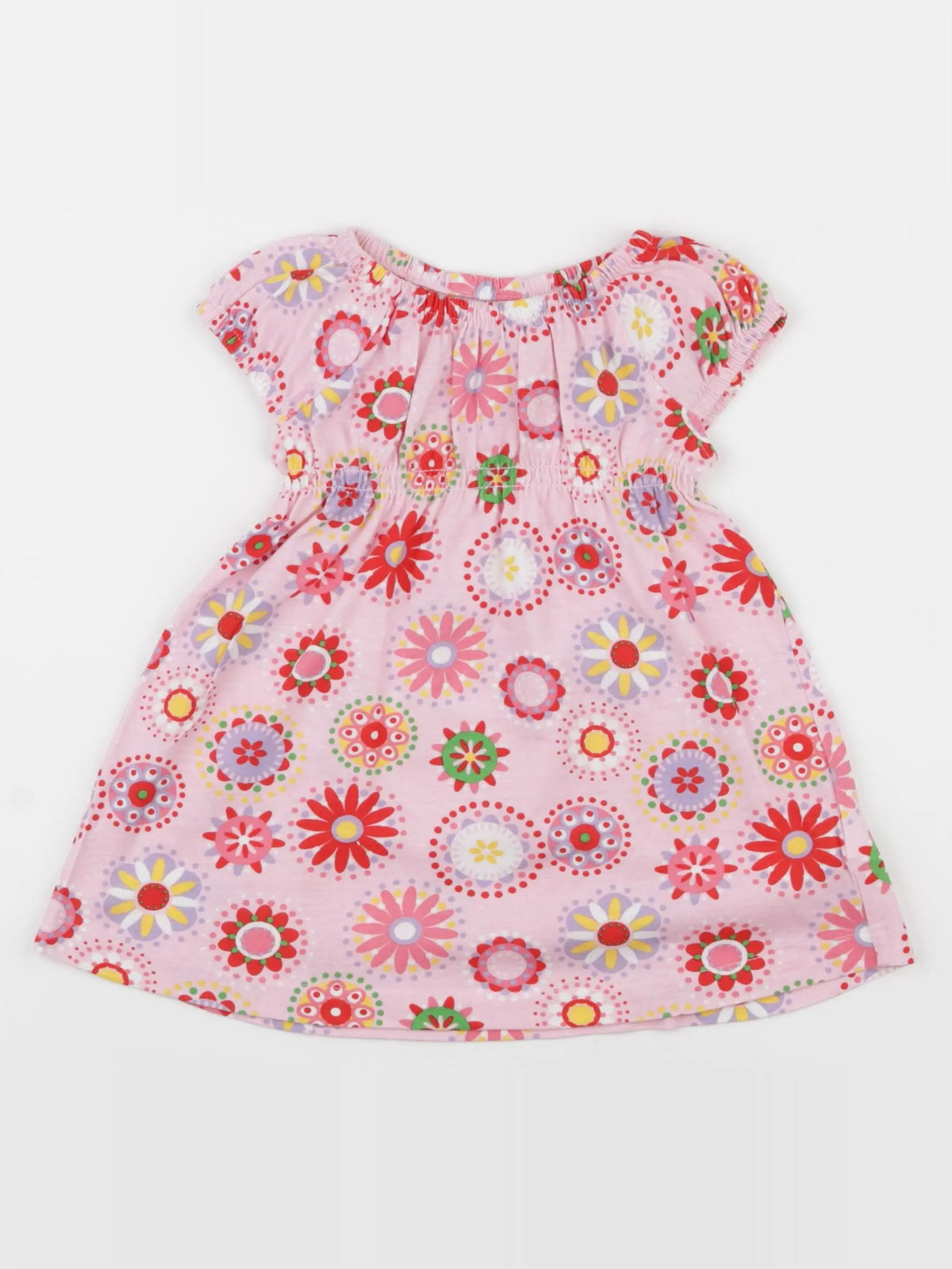 H&M - robe rose - 6/9 mois