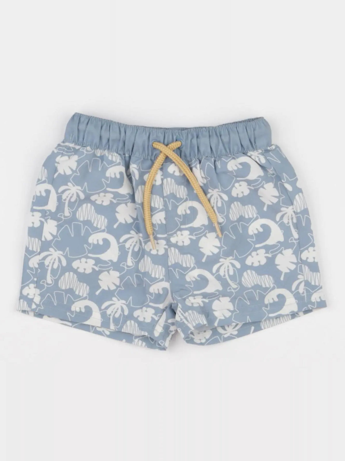 Vertbaudet - maillot de bain bleu - 6 mois