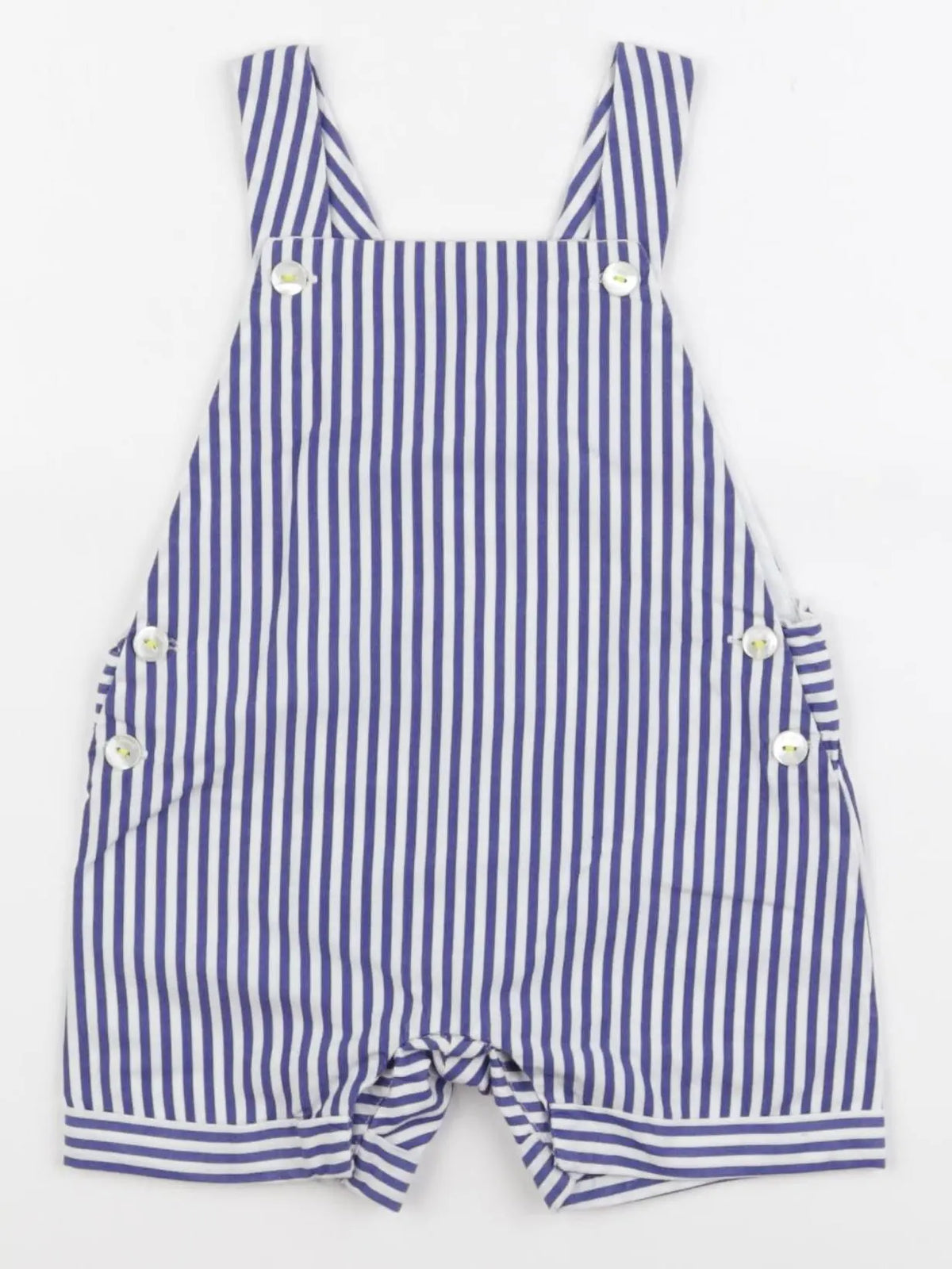 Jacadi - salopette blanc, bleu - 6 mois