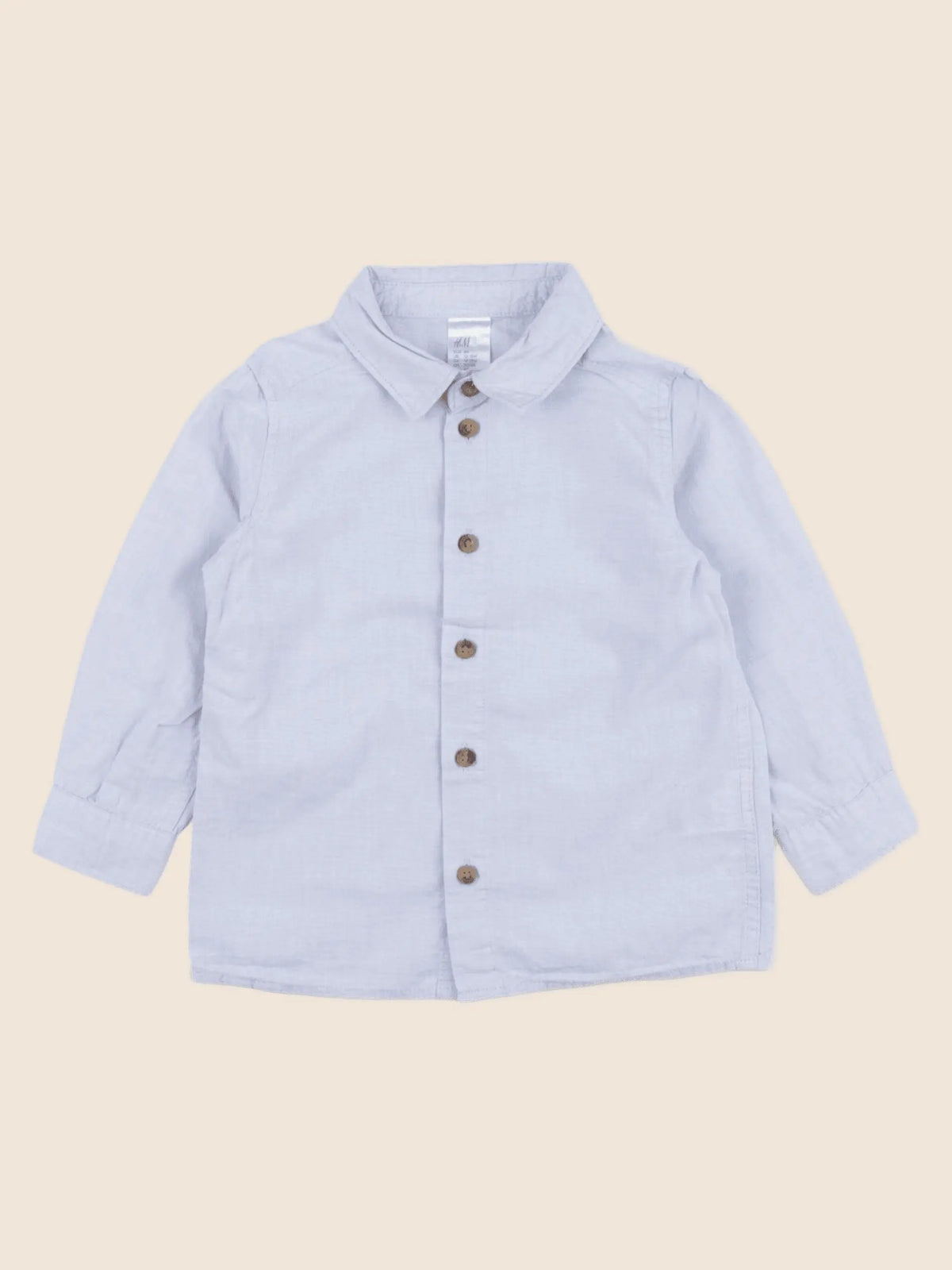 H&M - chemise bleu - 12/18 mois
