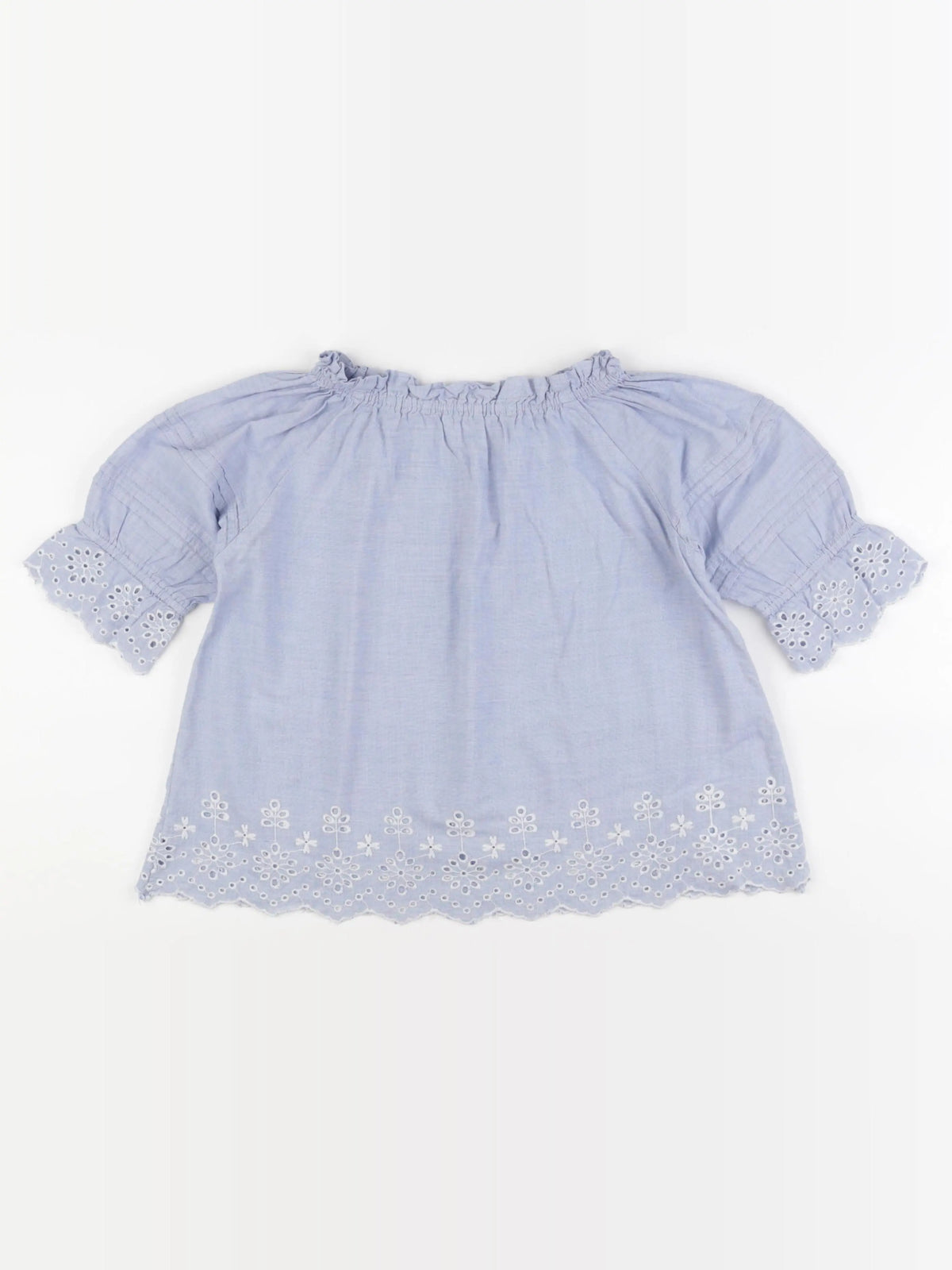 Monoprix - blouse bleu - 10 ans