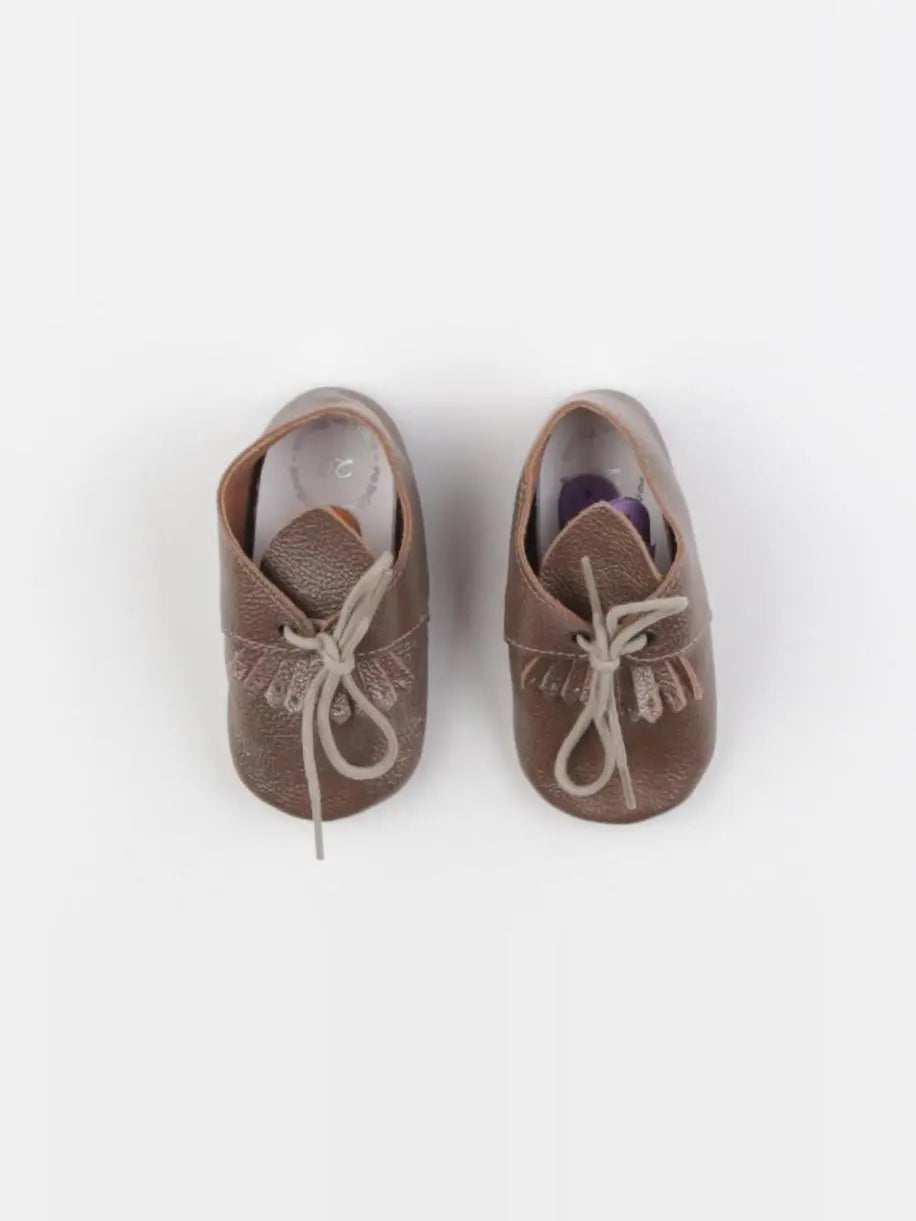 Patt'touch - chaussons bronze - pointure 20