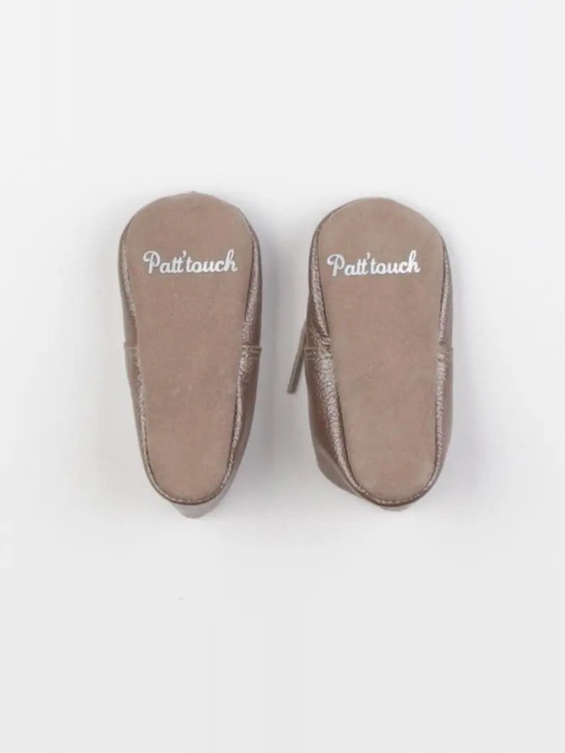 Patt'touch - chaussons bronze - pointure 20