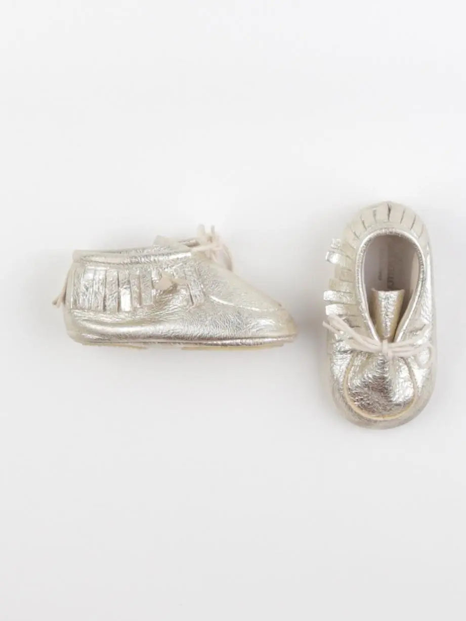 Patt'touch - chaussons or - pointure 22