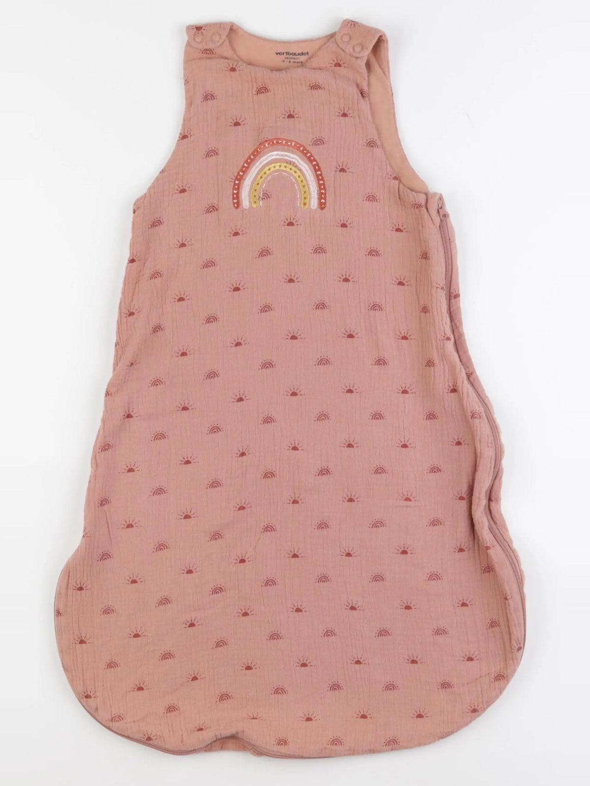 Vertbaudet - gigoteuse rose - 0/6 mois