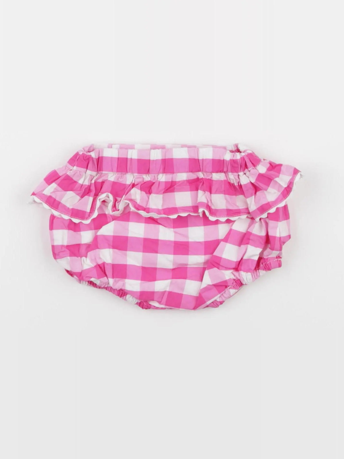 Jacadi - bloomer volants au dos blanc, rose - 3 mois