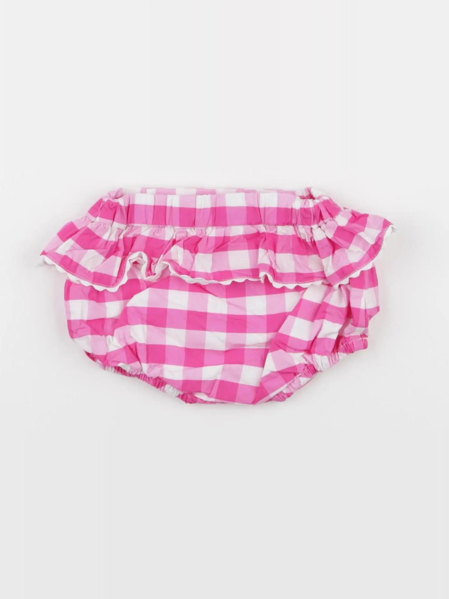 Jacadi - bloomer volants au dos blanc, rose - 3 mois