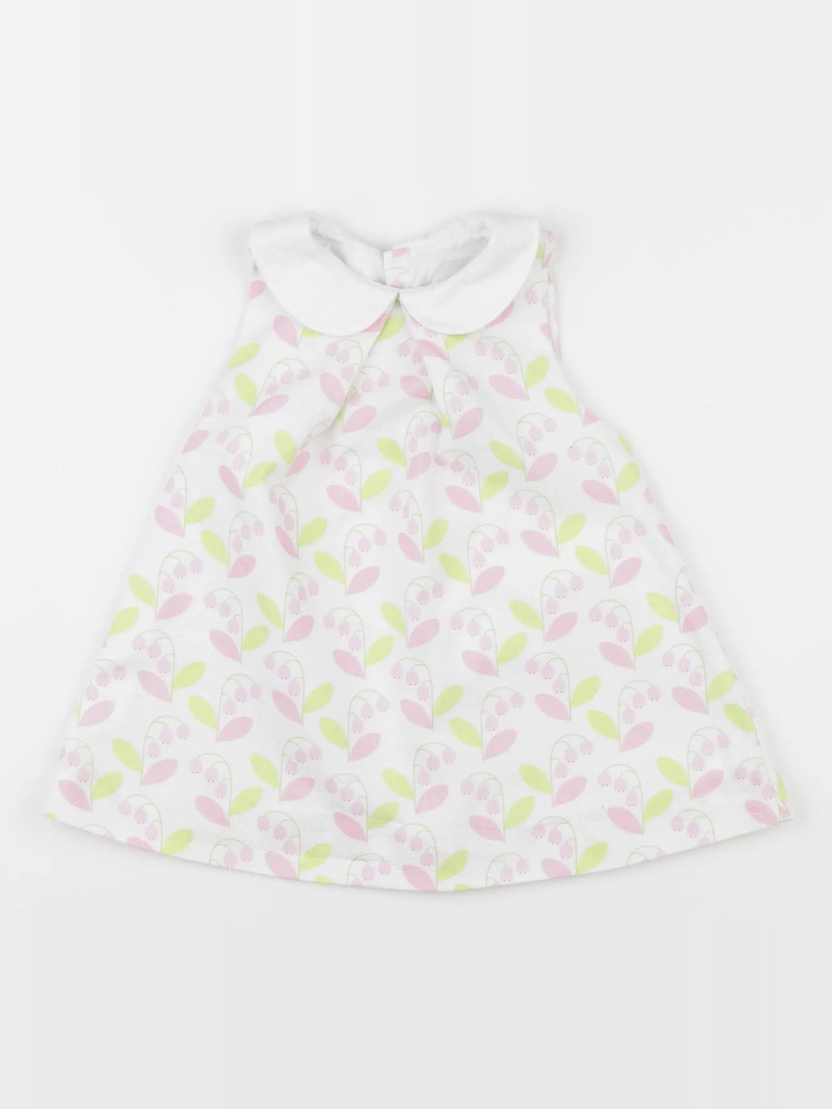 Jacadi - robe blanc, rose - 12 mois