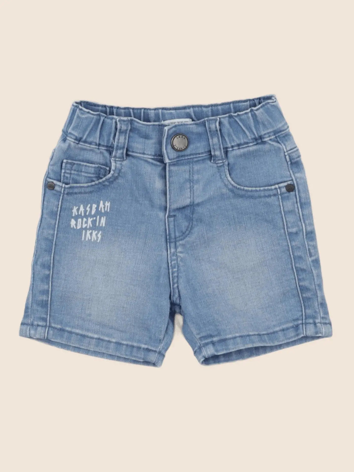 IKKS - short bleu - 12 mois