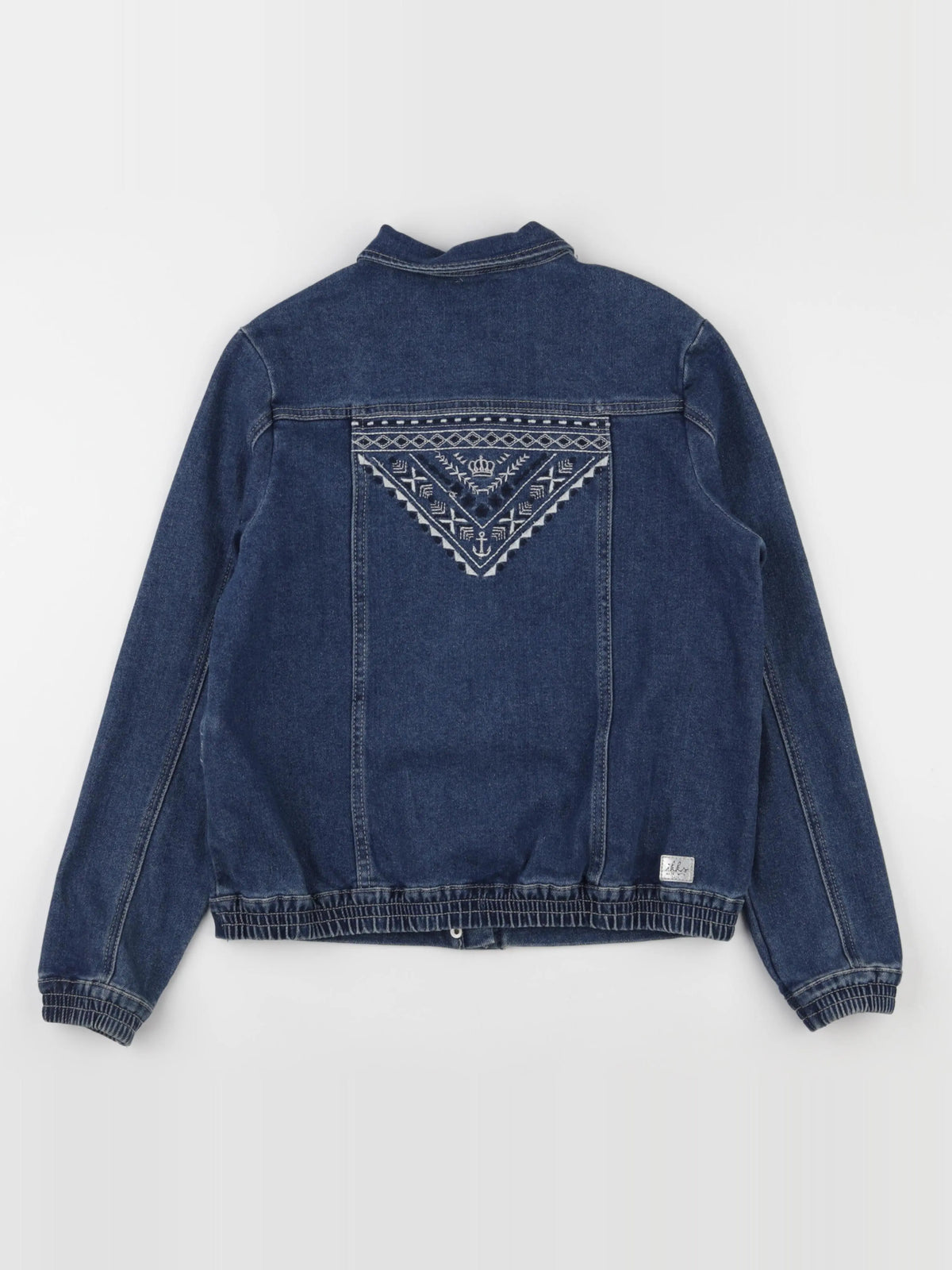 IKKS - veste imprimé au dos bleu - 12 ans