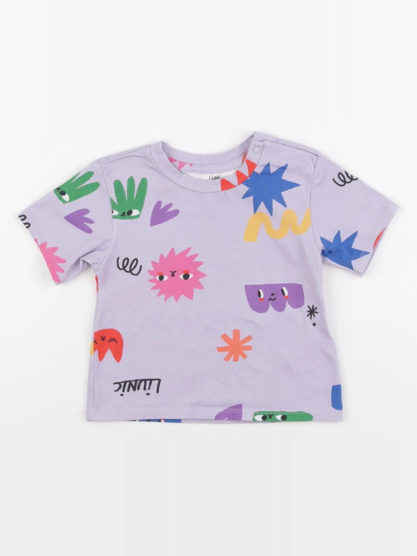 H&M - tee-shirt violet - 12 mois