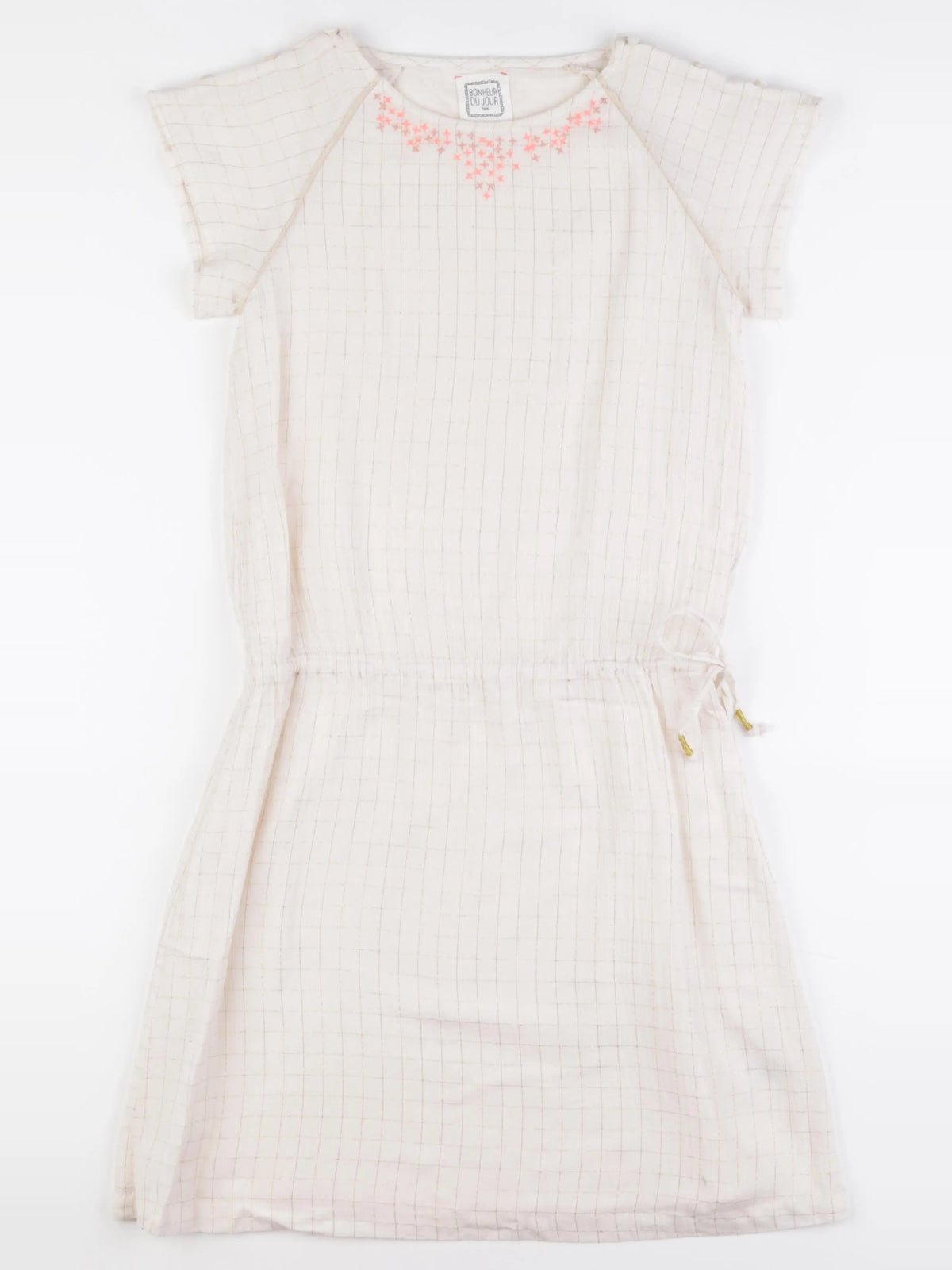 Bonheur du jour - robe beige, or - 12 ans