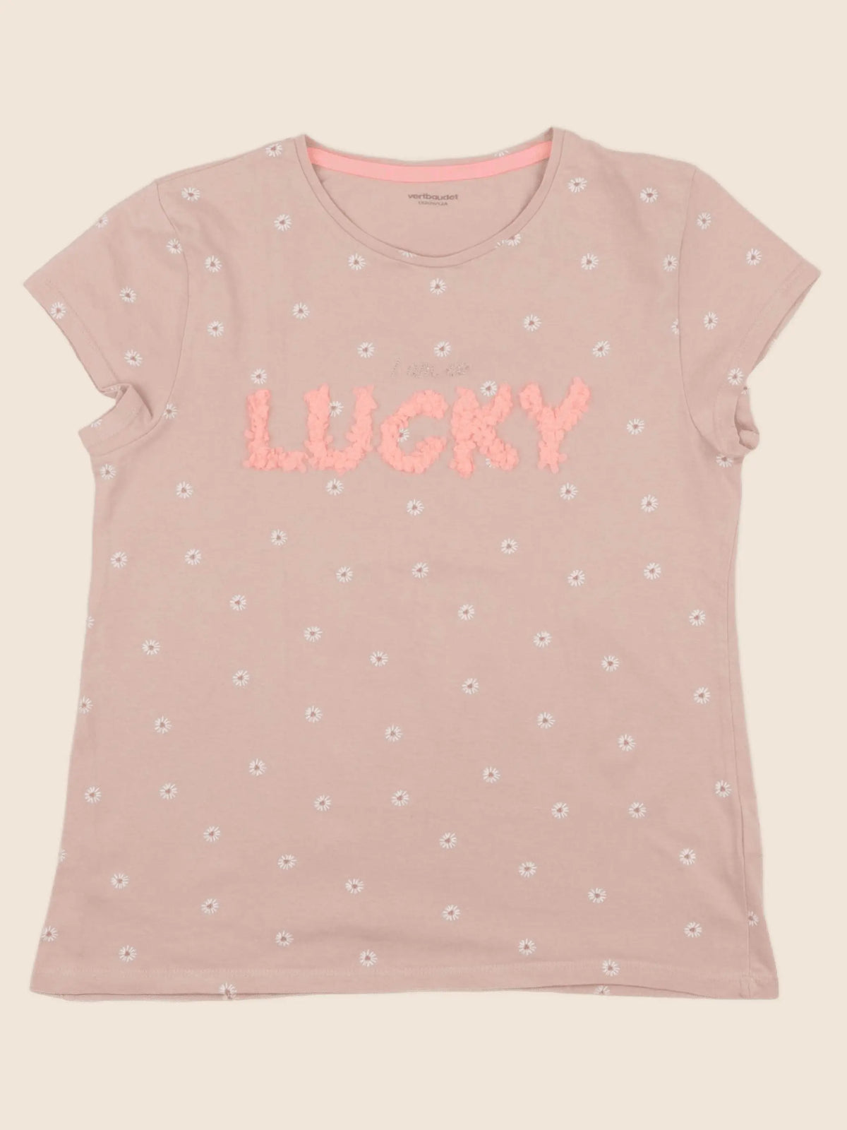 Vertbaudet - tee-shirt rose - 12 ans