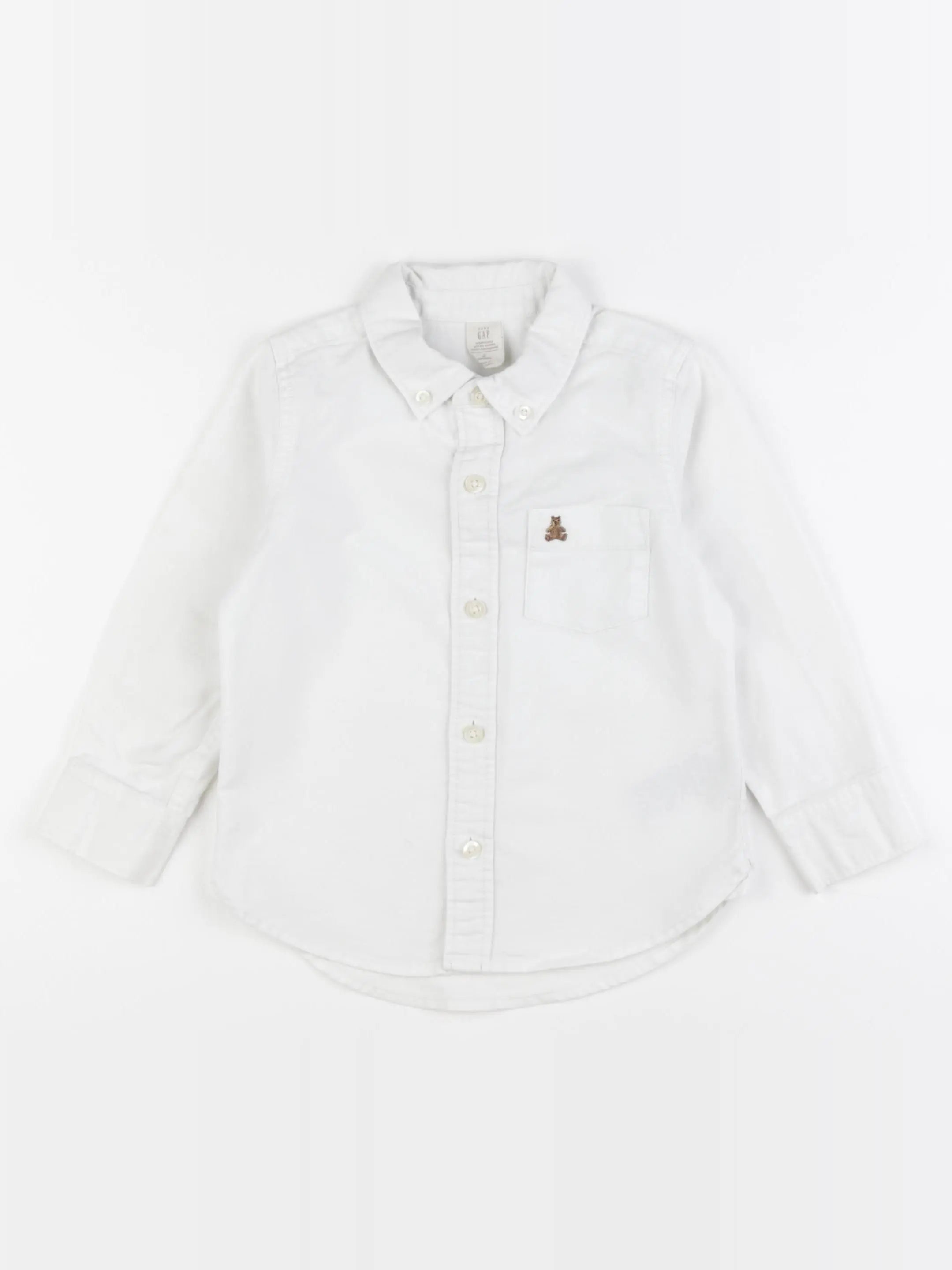 GAP - chemise blanc - 3 ans
